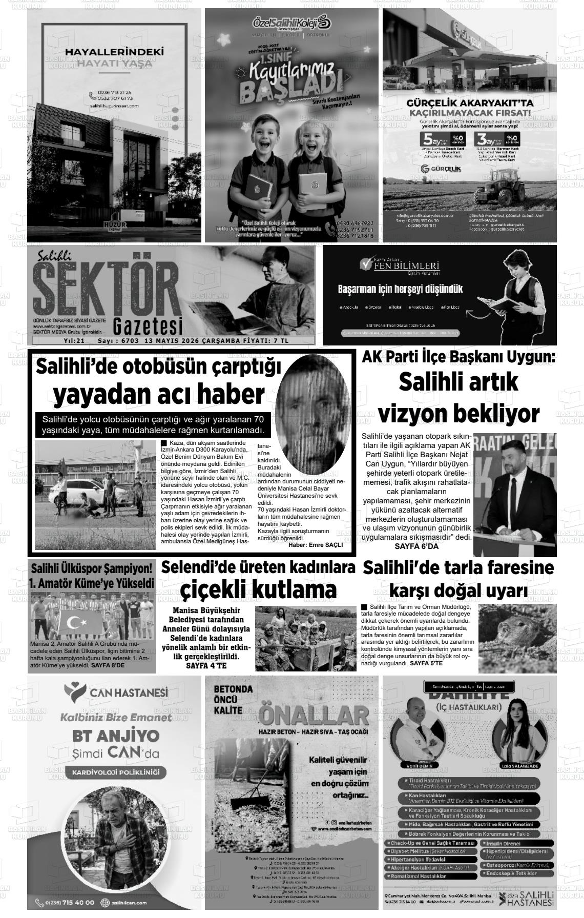 Manisa Salihlisektor 13.05.2026