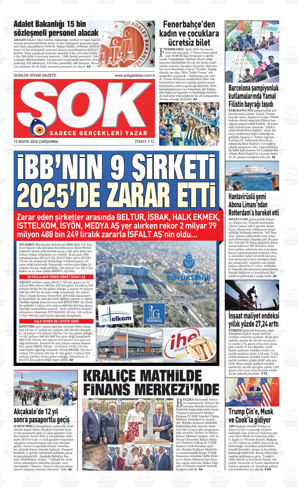 Istanbul Sok 13.05.2026