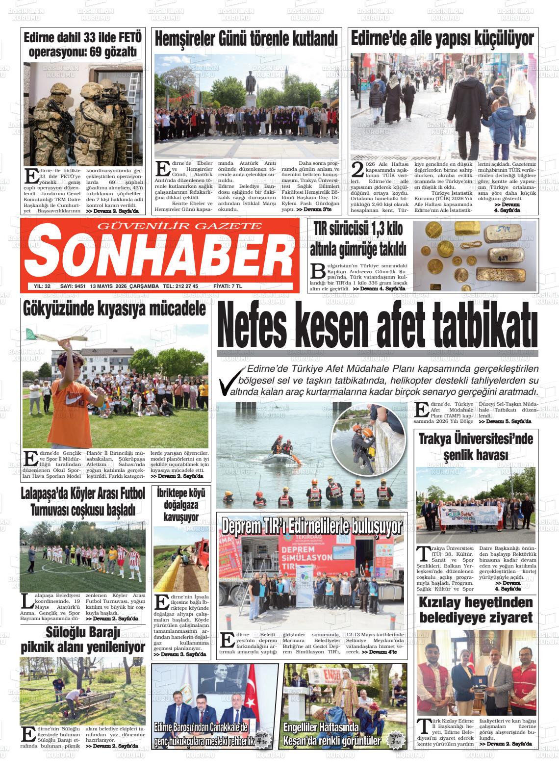 Eskisehir Sonhaber 13.05.2026