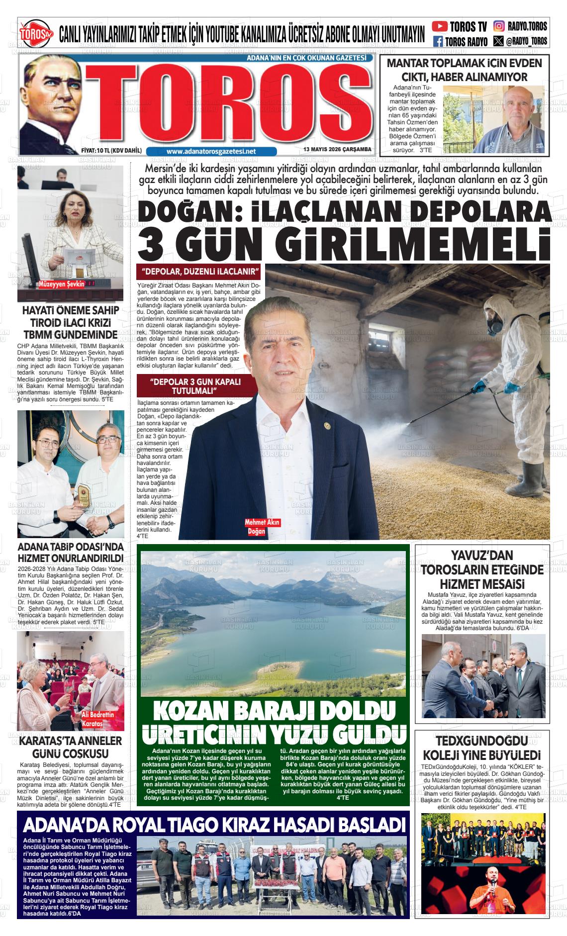 Antalya Toros 13.05.2026