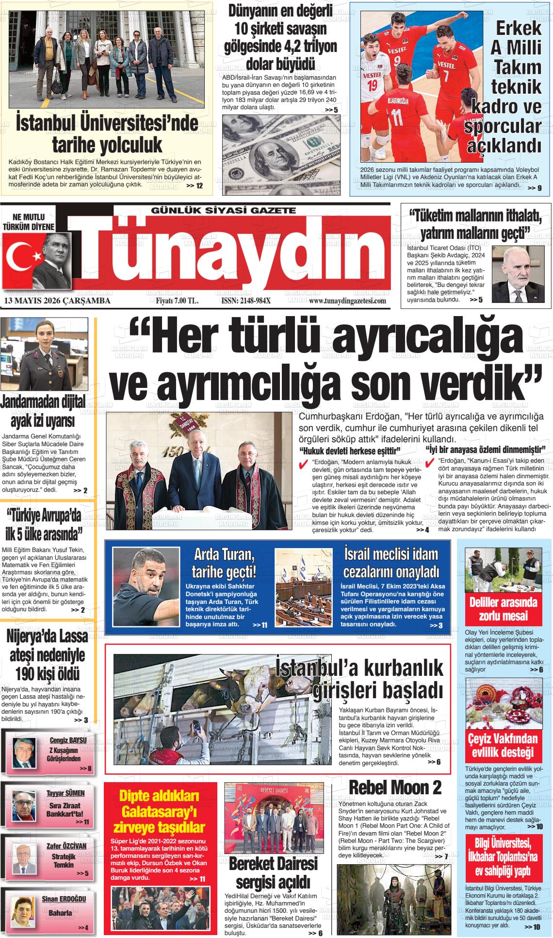 Istanbul Tunaydin 13.05.2026
