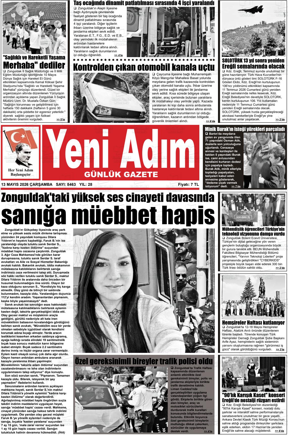 Zonguldak Yeniadim 13.05.2026