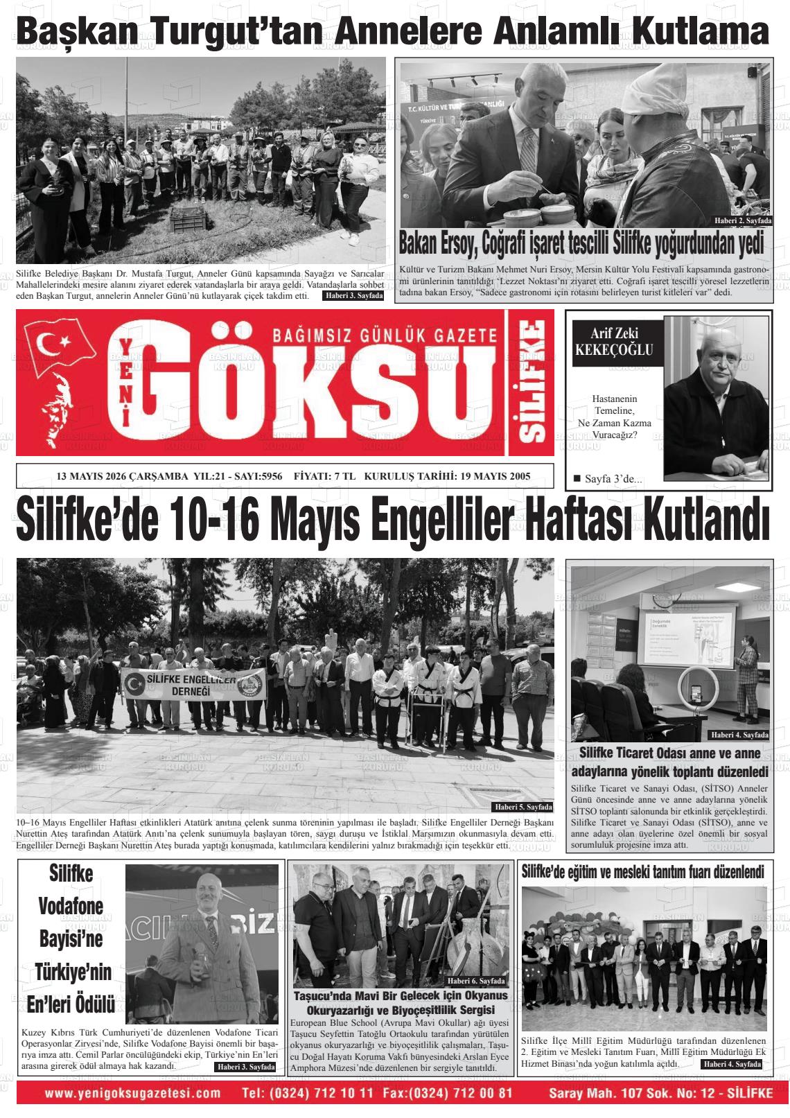Mersin Yenigoksu 13.05.2026