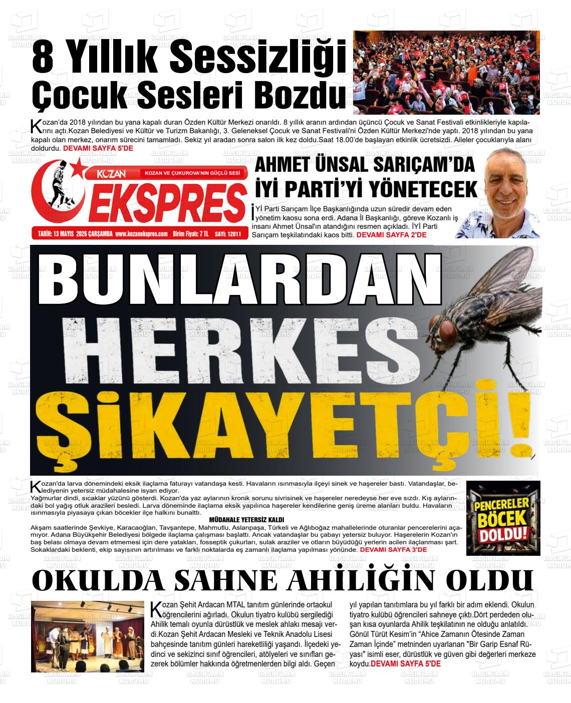 Adana Yenihursoz 13.05.2026
