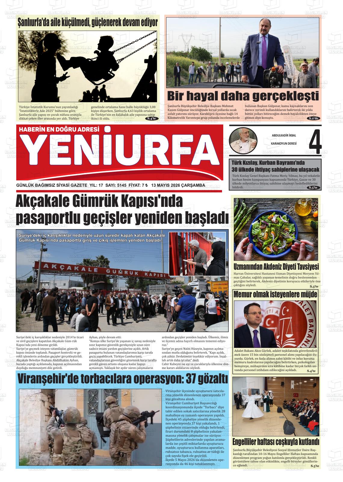 Sanliurfa Yeniurfa 13.05.2026