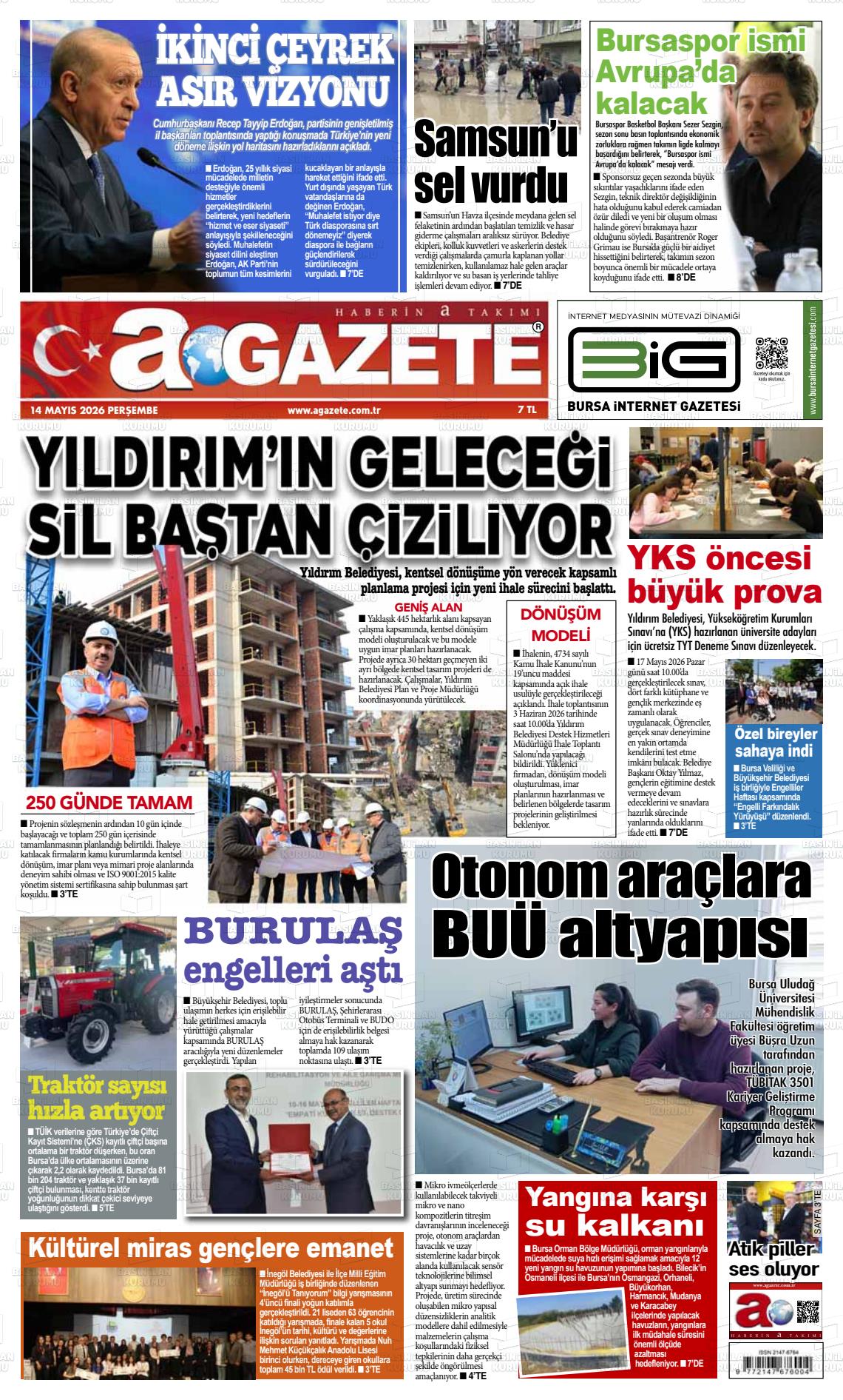 Bursa Agazete 14.05.2026