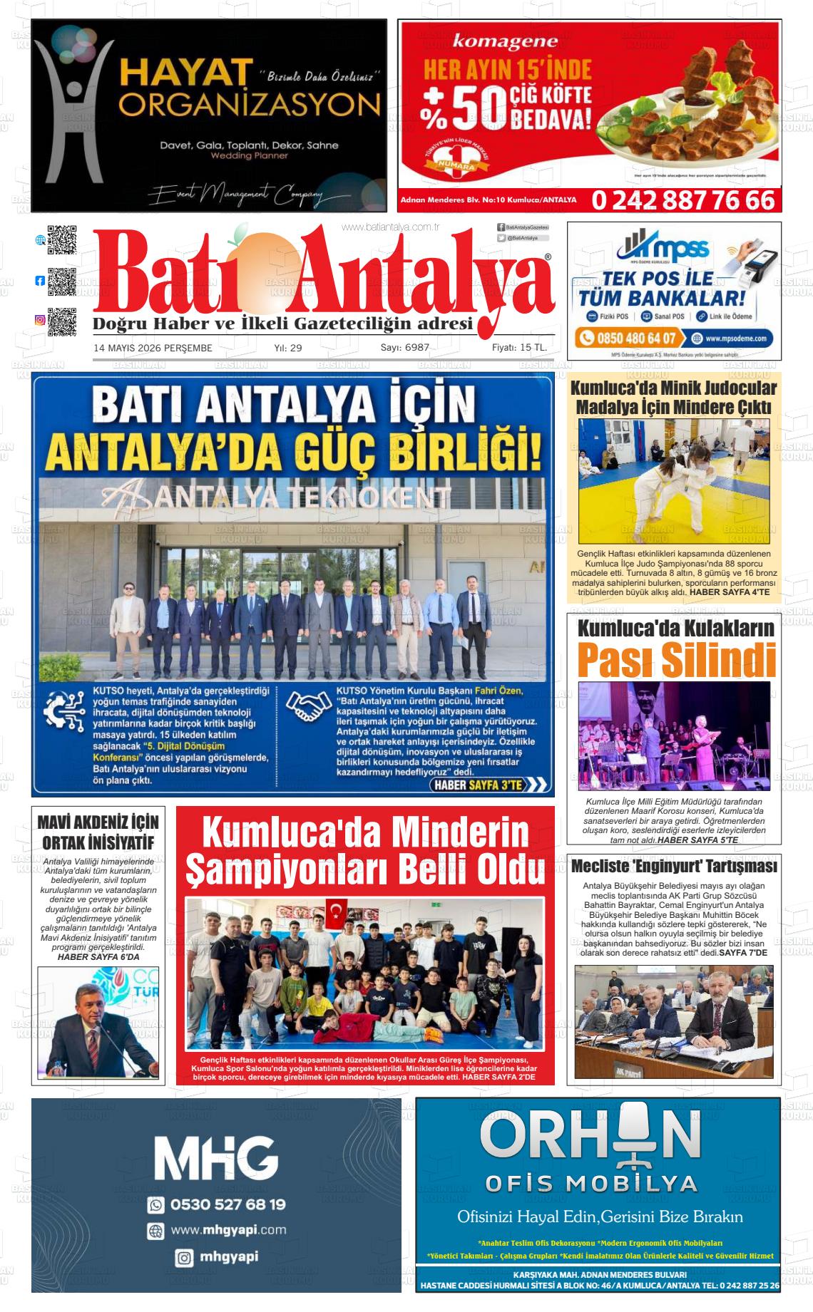 Antalya Bati 14.05.2026