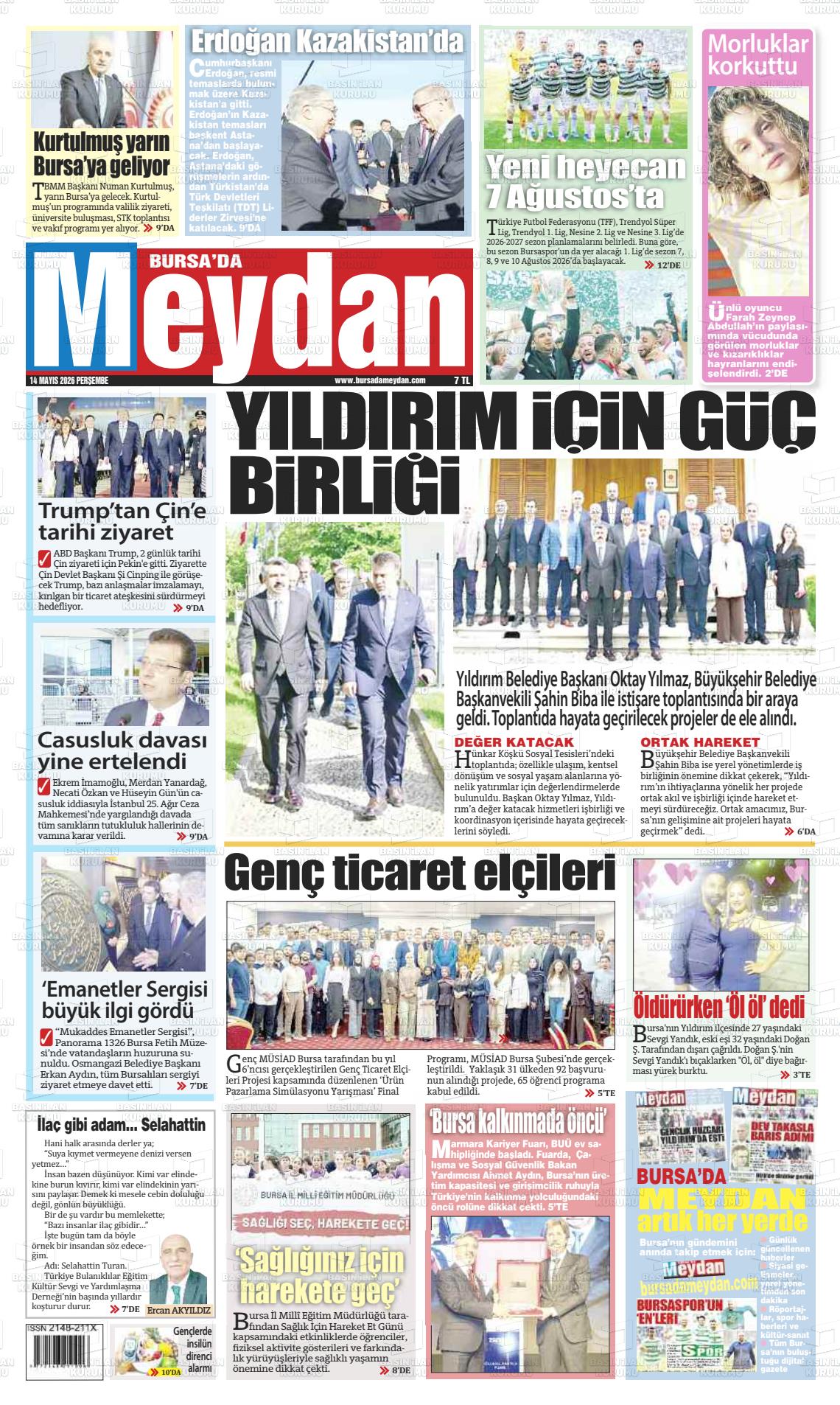Bursa Dameydan 14.05.2026