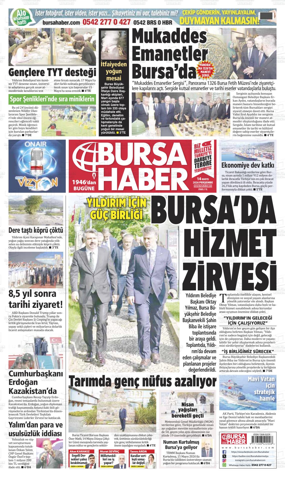 Bursa Haber 14.05.2026