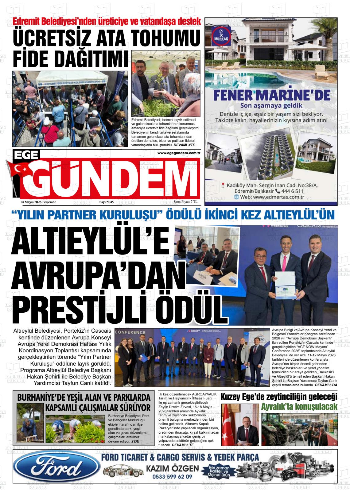 Balikesir Egegundem 14.05.2026