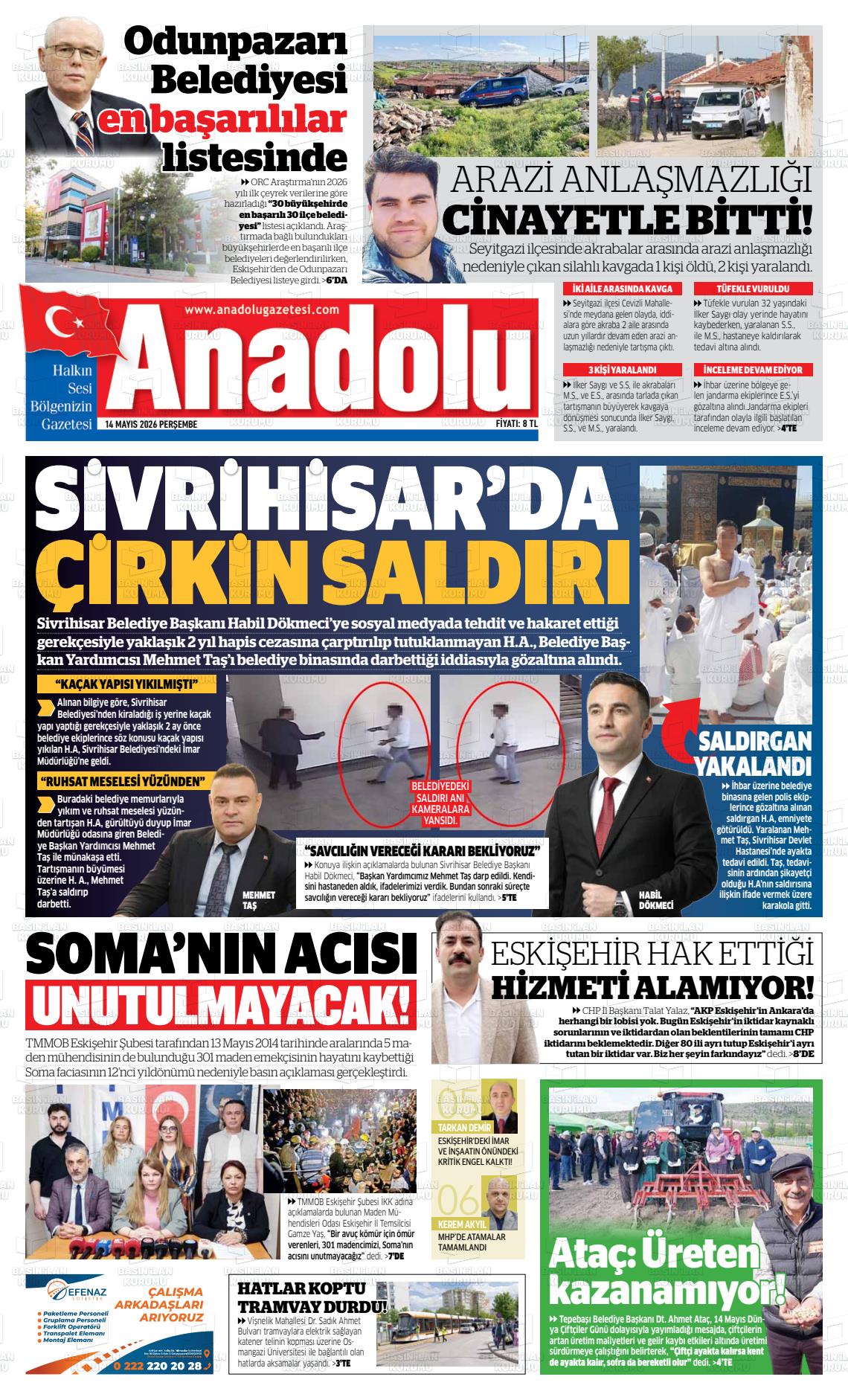 Eskisehir Anadolu 14.05.2026