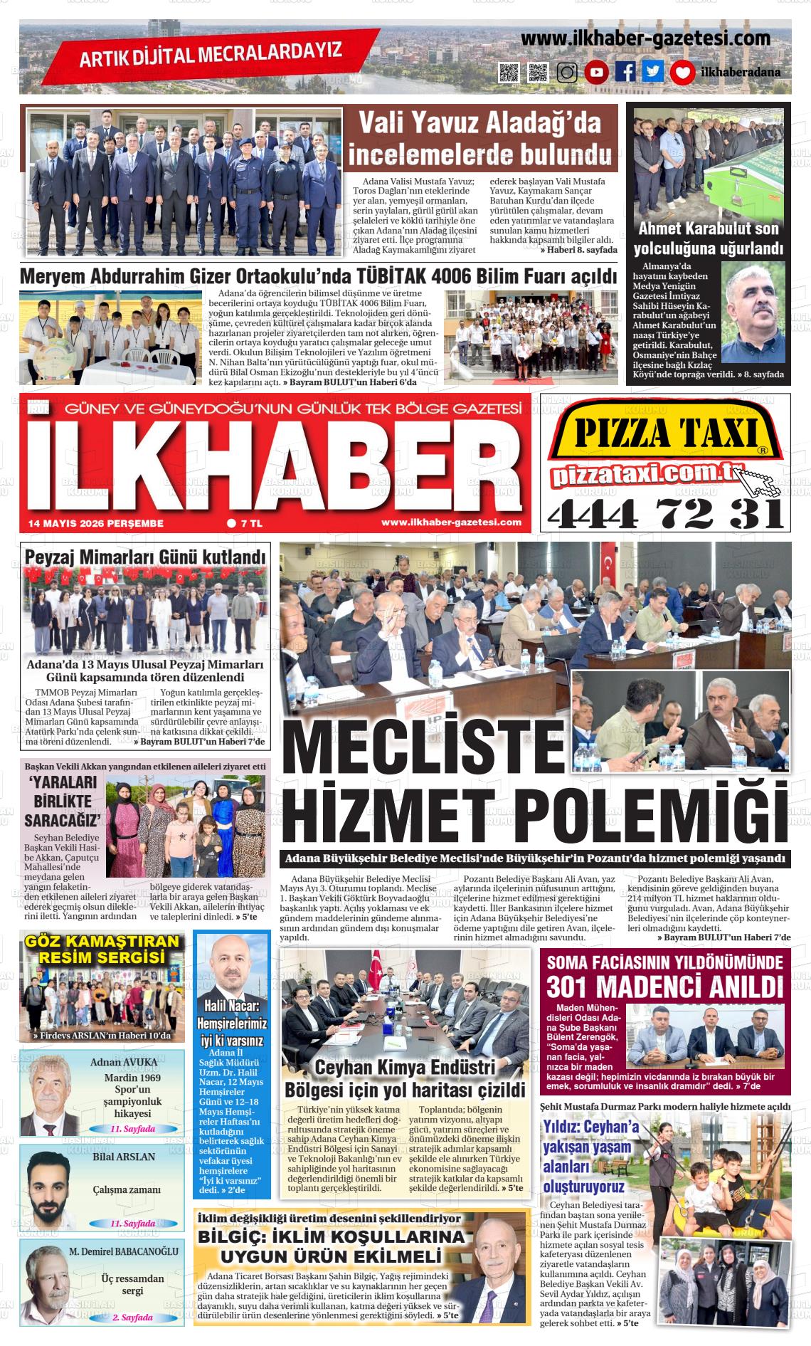 Adana Ilkhaber 14.05.2026