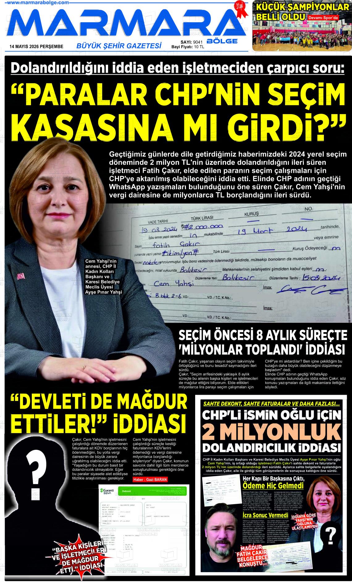 Balikesir Marmarabolge 14.05.2026