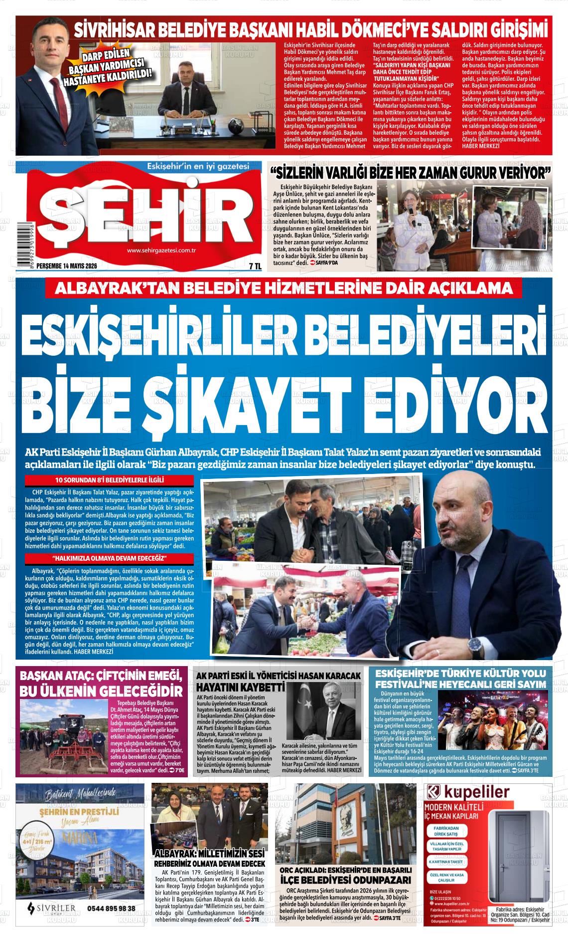 Eskisehir Sehir 14.05.2026