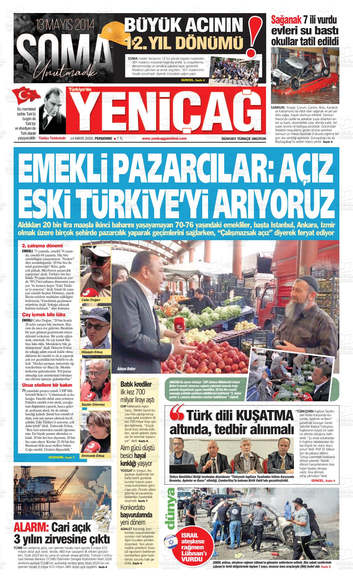 Istanbul Turkiyedeyenicag 14.05.2026