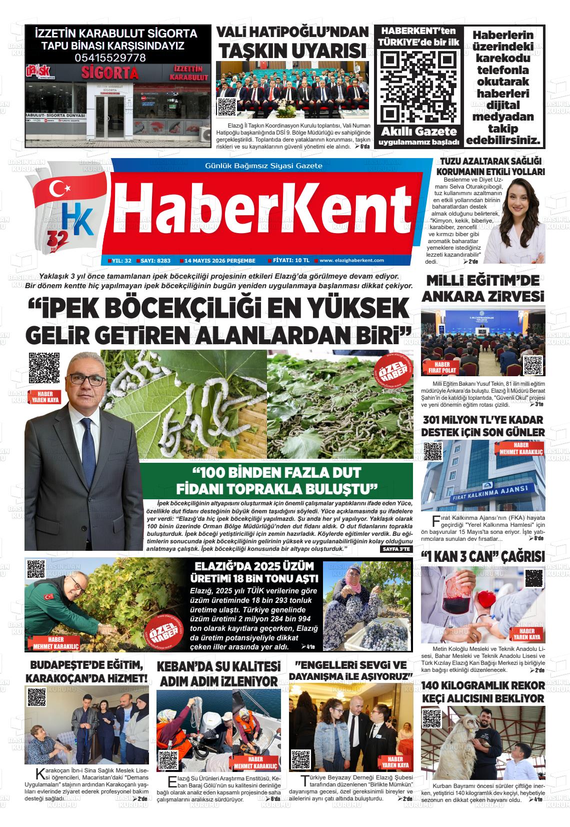 Elazig Yenicag 14.05.2026