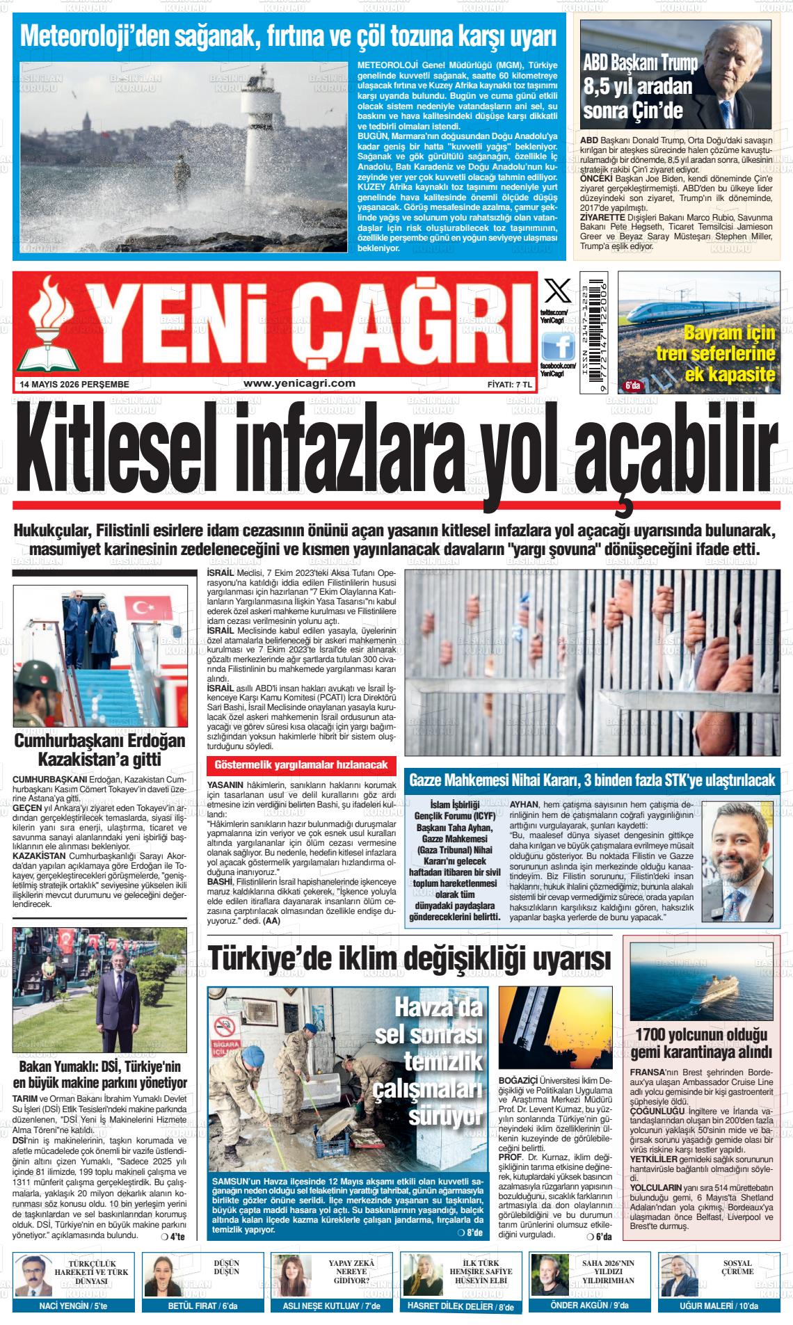 Istanbul Yenicagri 14.05.2026