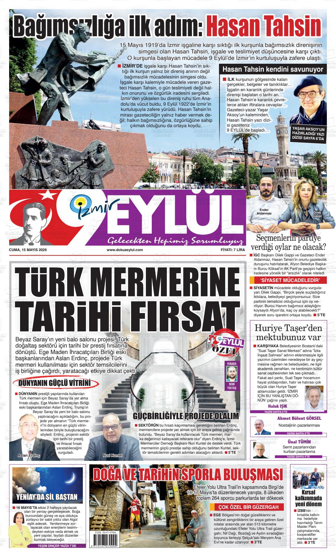 Izmir 9 Eylul 15.05.2026