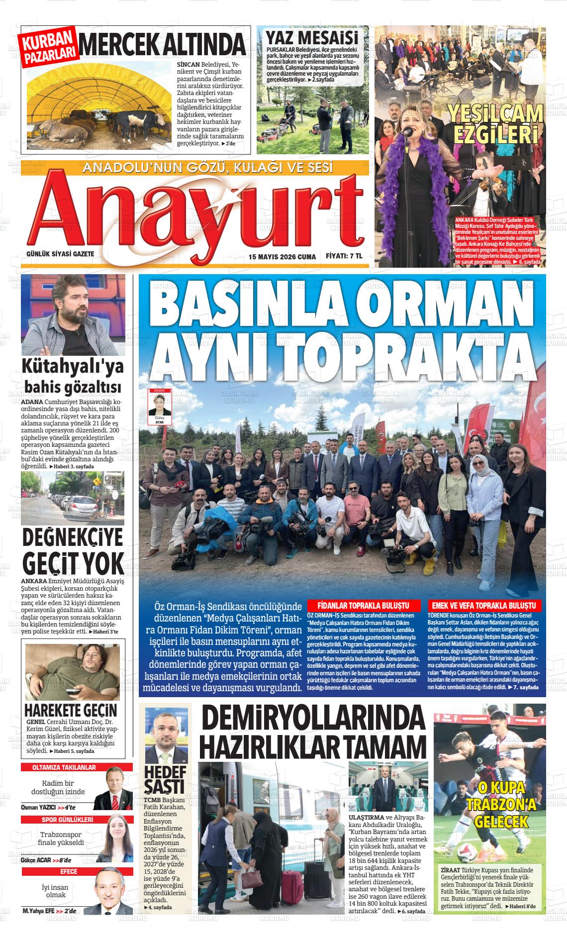 Ankara Anayurt 15.05.2026