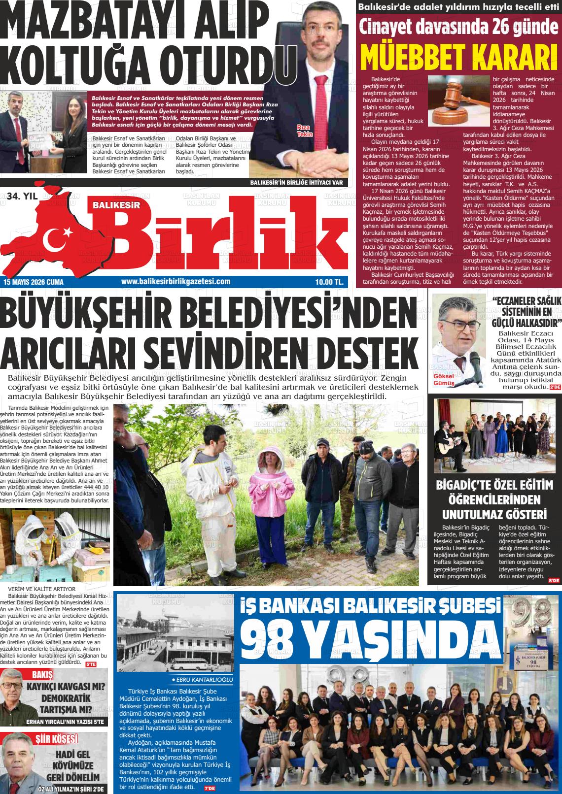 Balikesir Birlik 15.05.2026