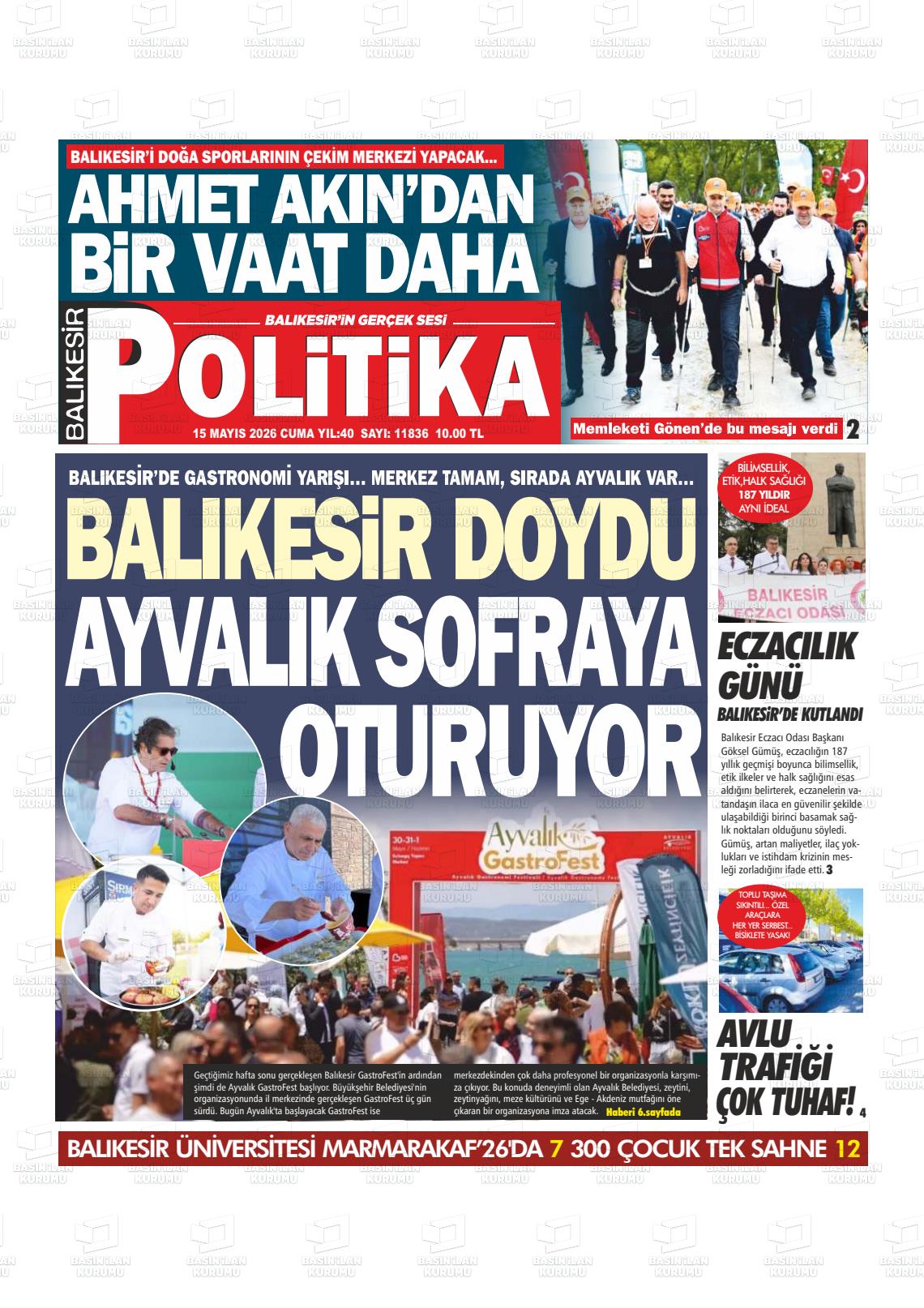 Balikesir Politika 15.05.2026