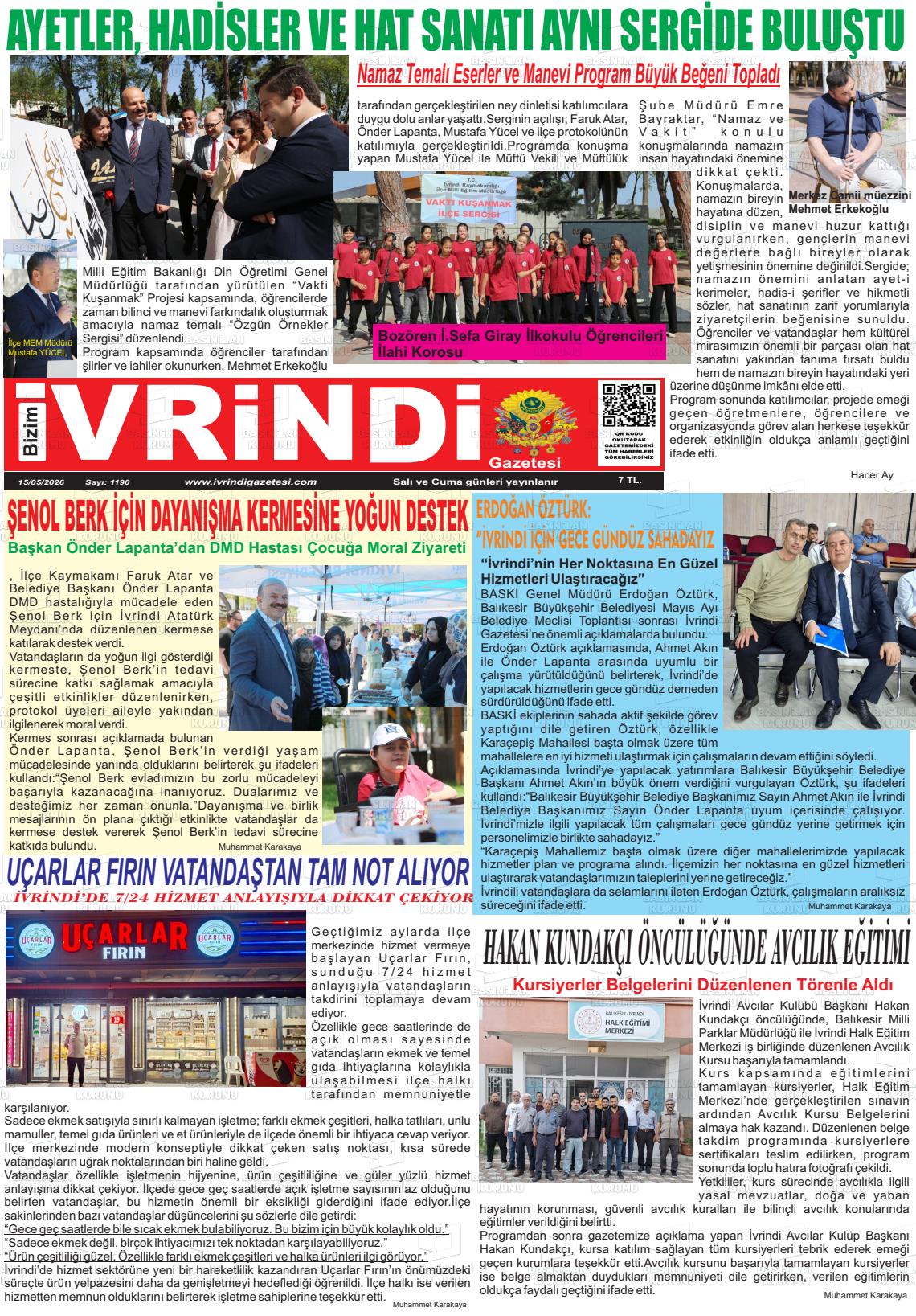 Balikesir Bizimivrindi 15.05.2026