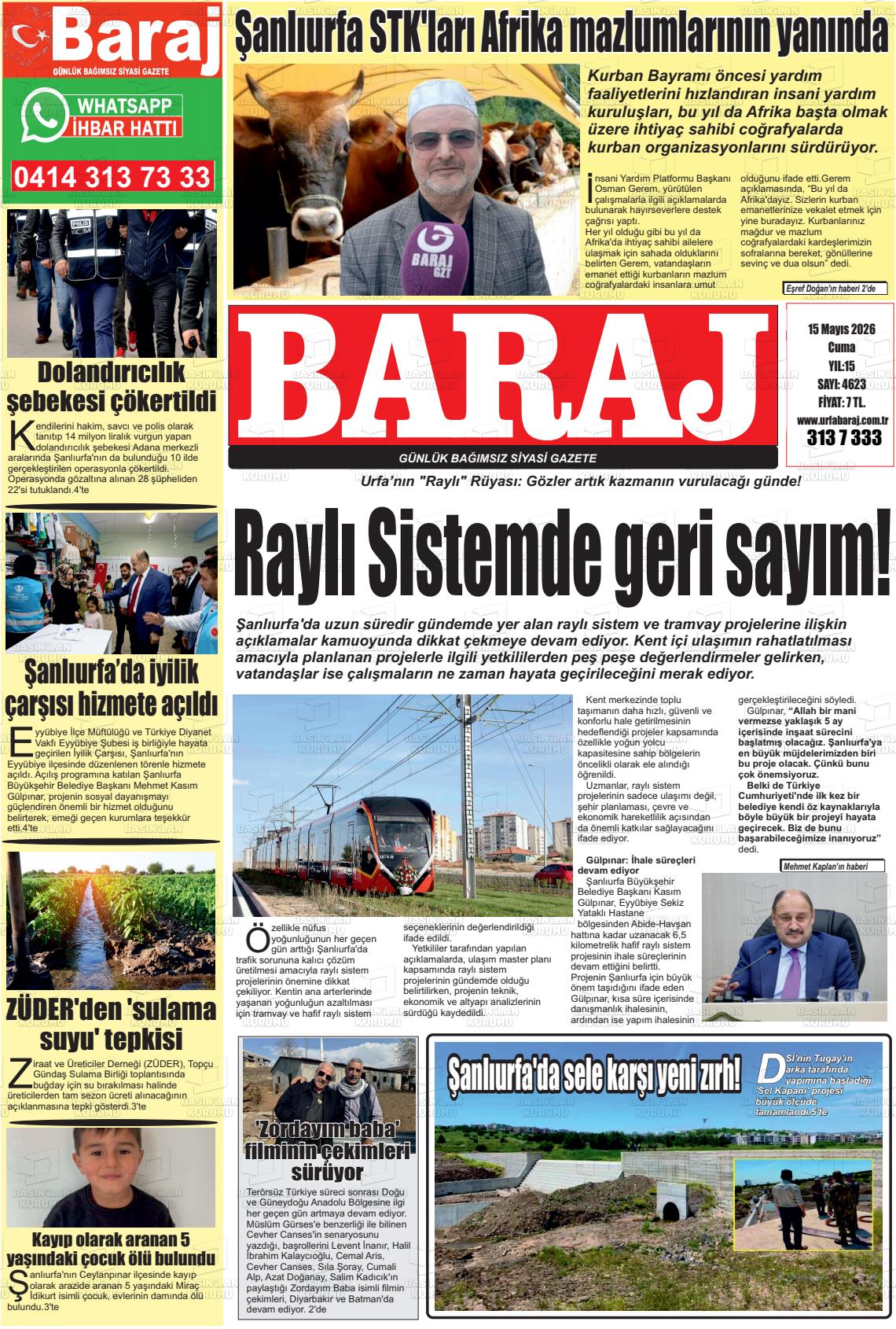 Sanliurfa Dundenbugunesafak 15.05.2026