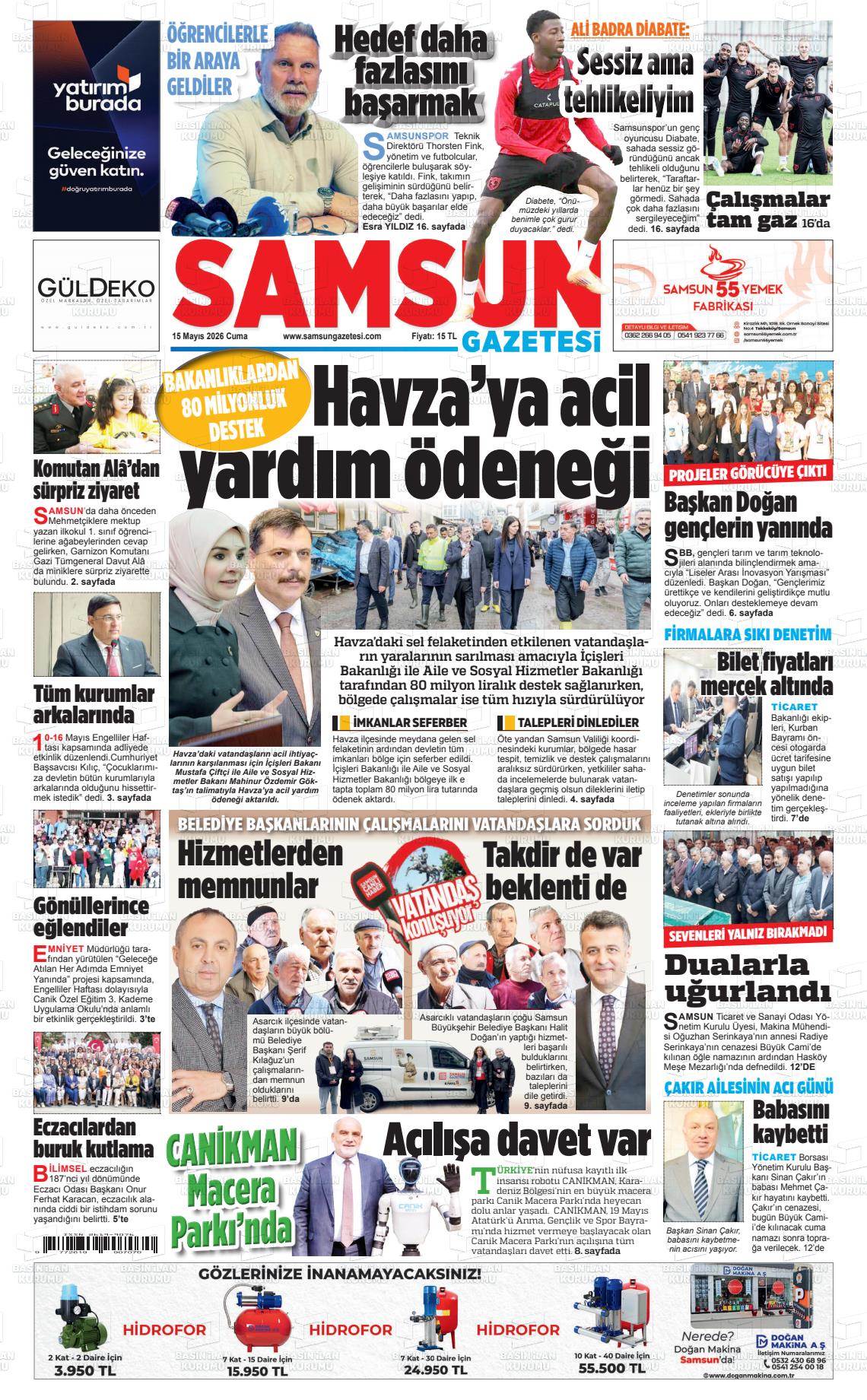 Samsun Ekip 15.05.2026
