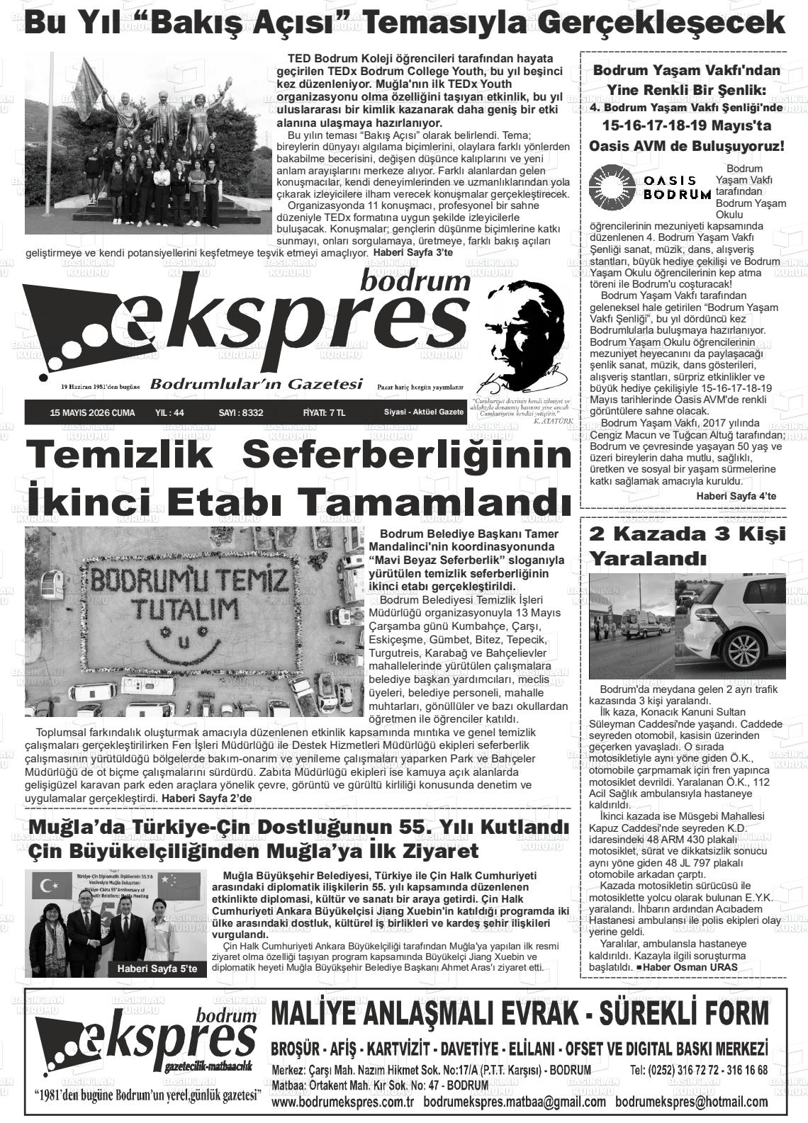 Mugla Ekspresbodrum 15.05.2026