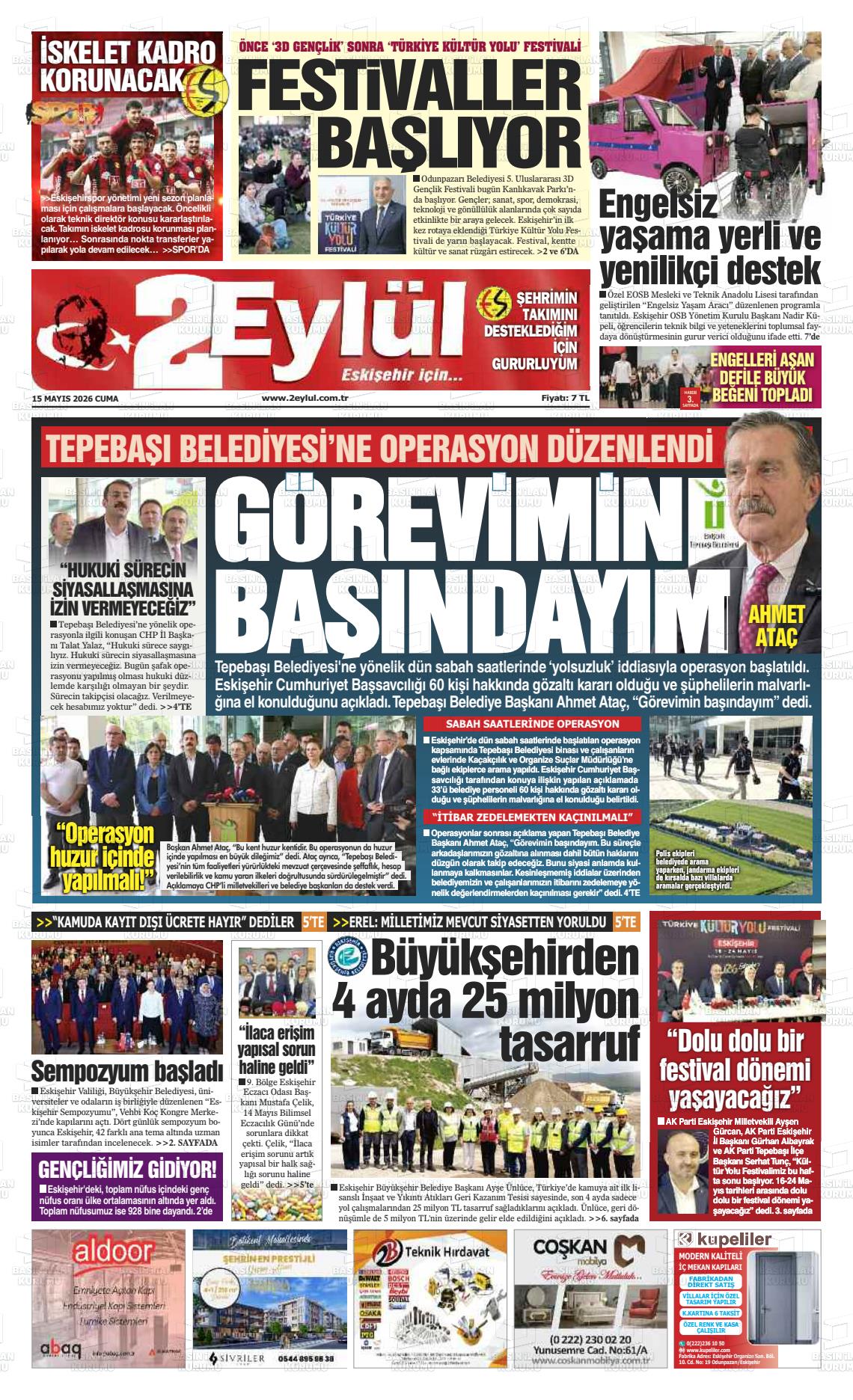 Eskisehir 2 Eylul 15.05.2026