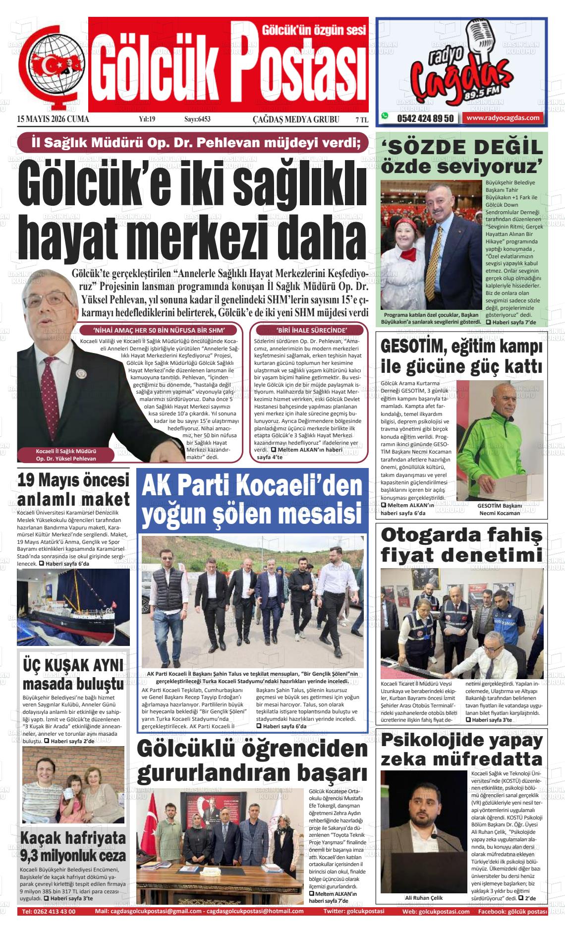 Kocaeli Golcukpostasi 15.05.2026