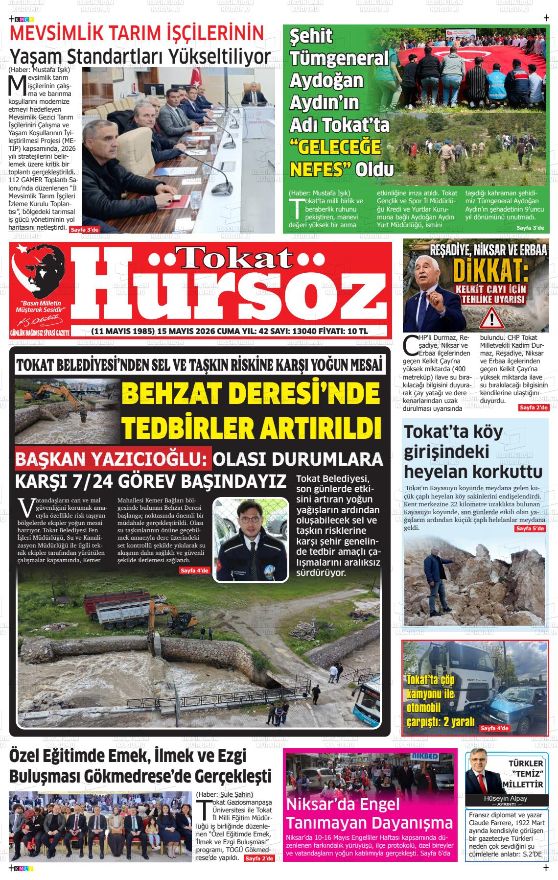 Tokat Hursoz 15.05.2026