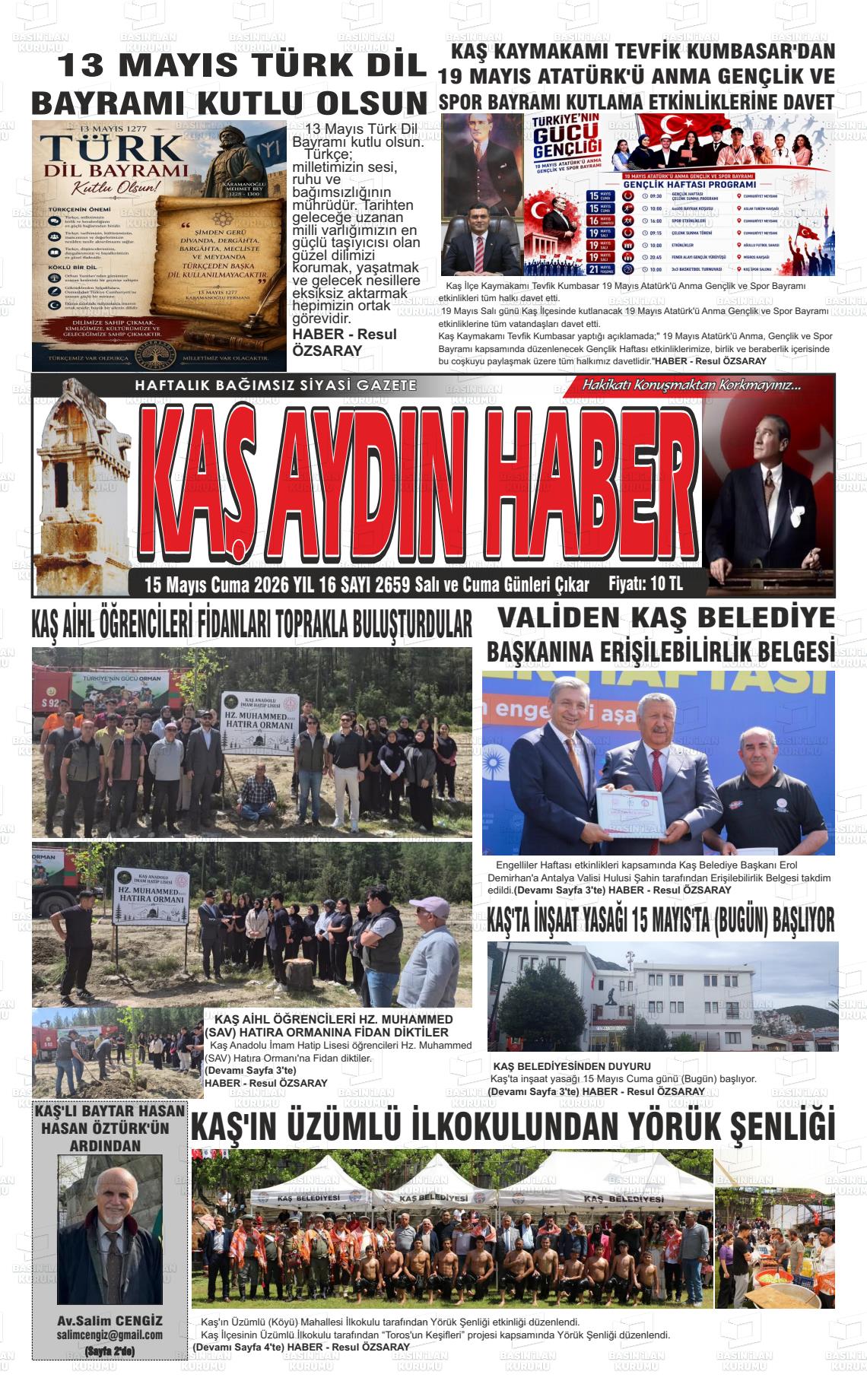 Antalya Kasaydinheber 15.05.2026