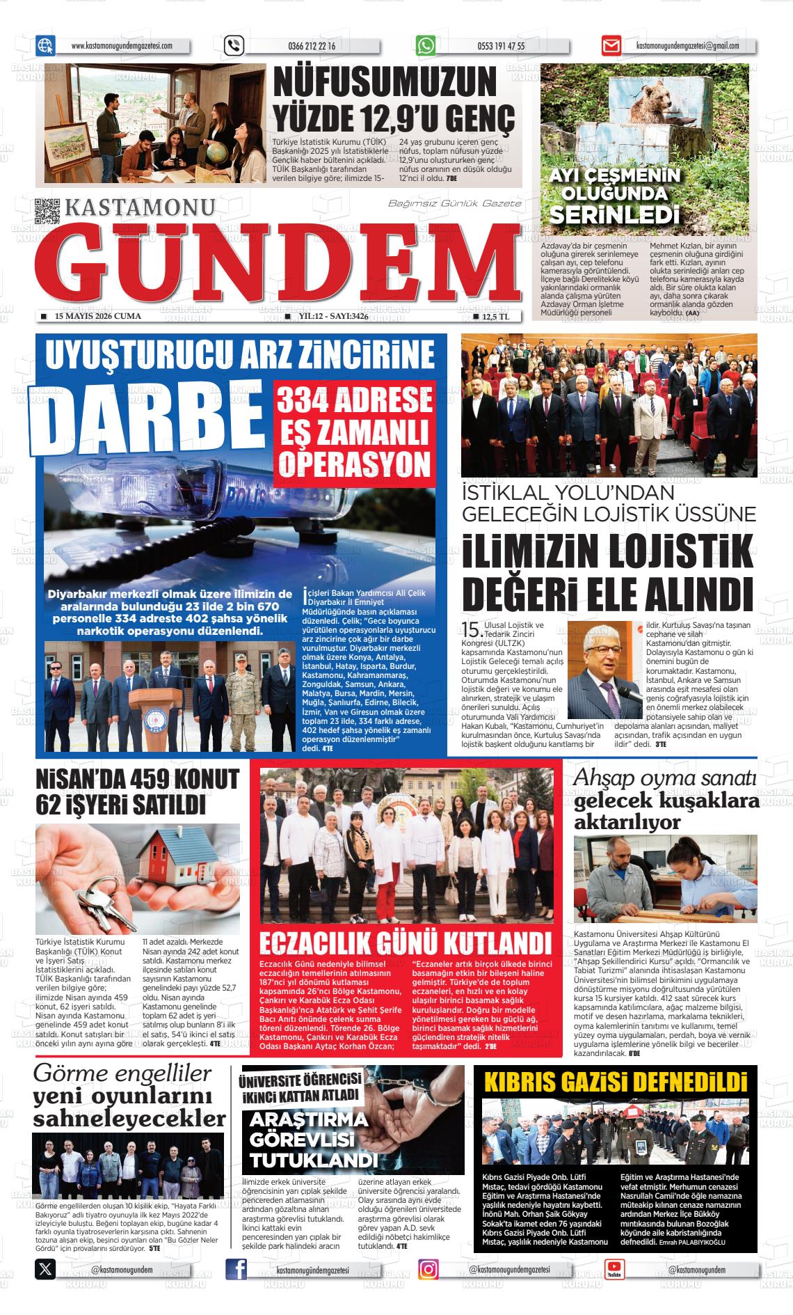 Kastamonu Gundem 15.05.2026