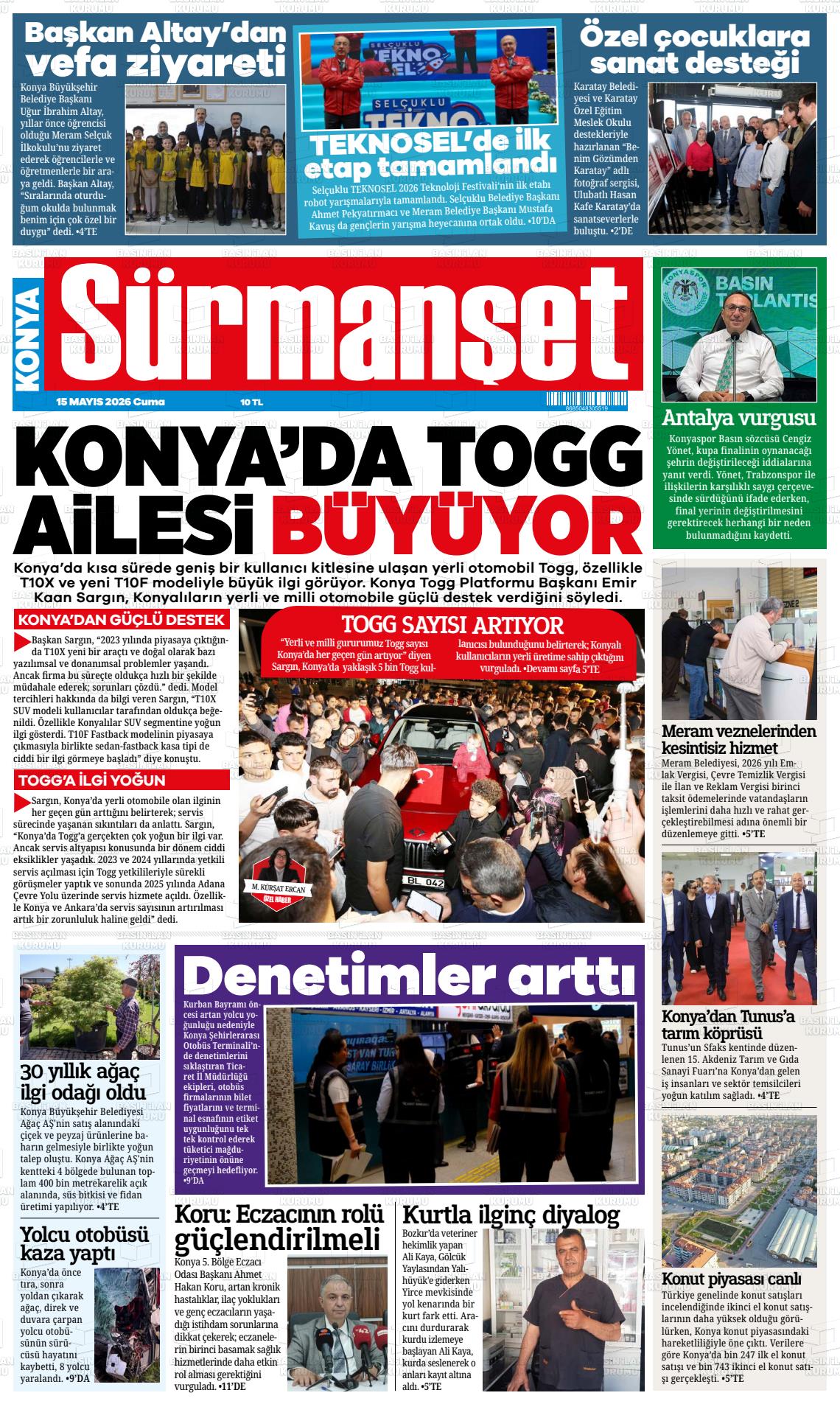 Konya Ninsesi 15.05.2026