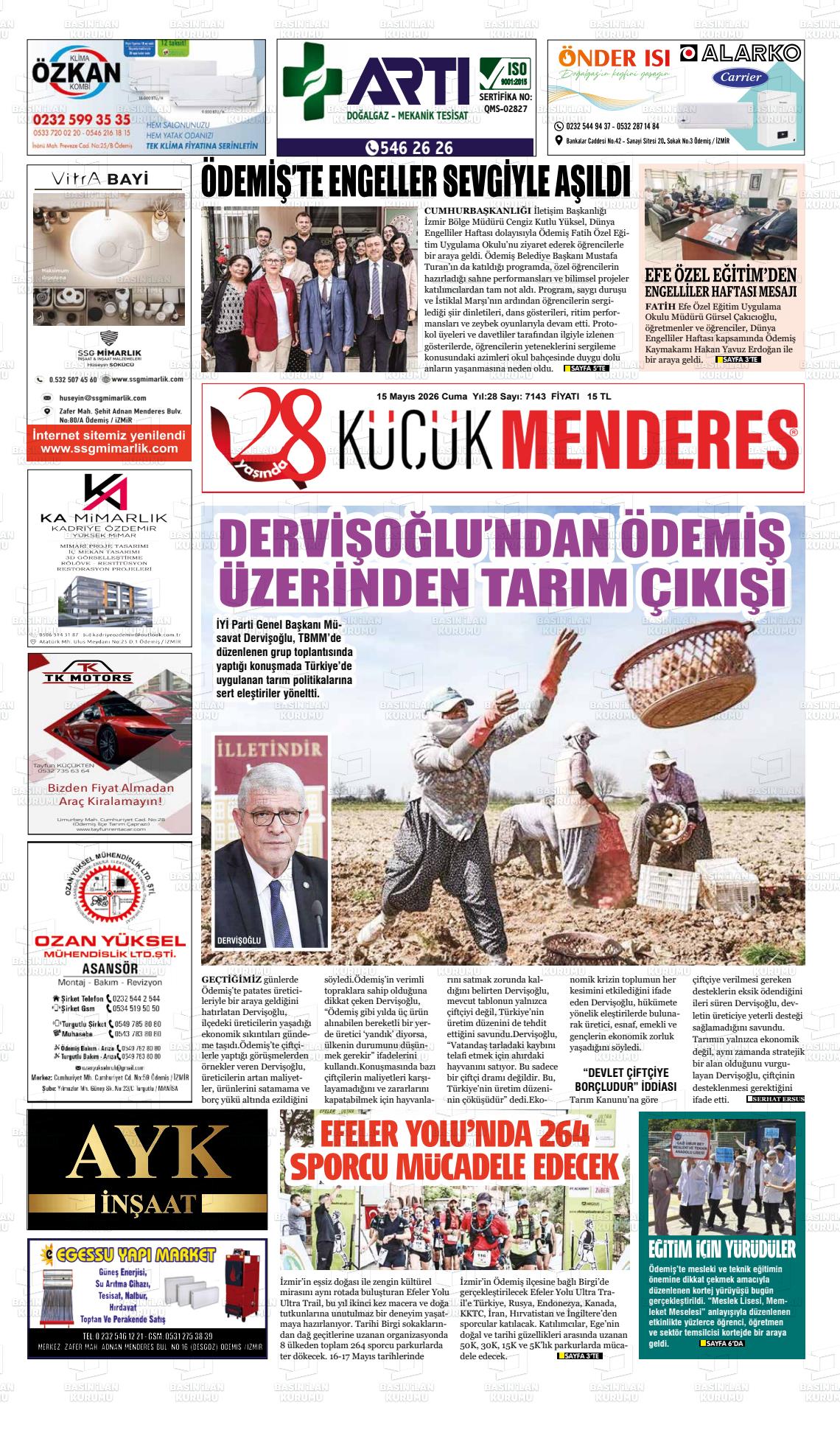 Izmir Kucukmenderes 15.05.2026