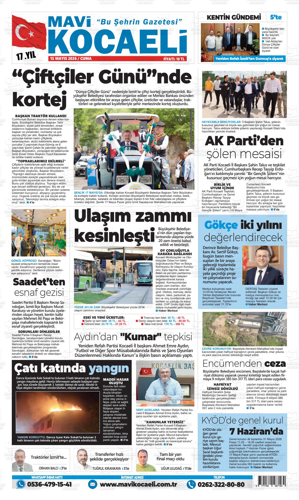 Kocaeli Mavi 15.05.2026