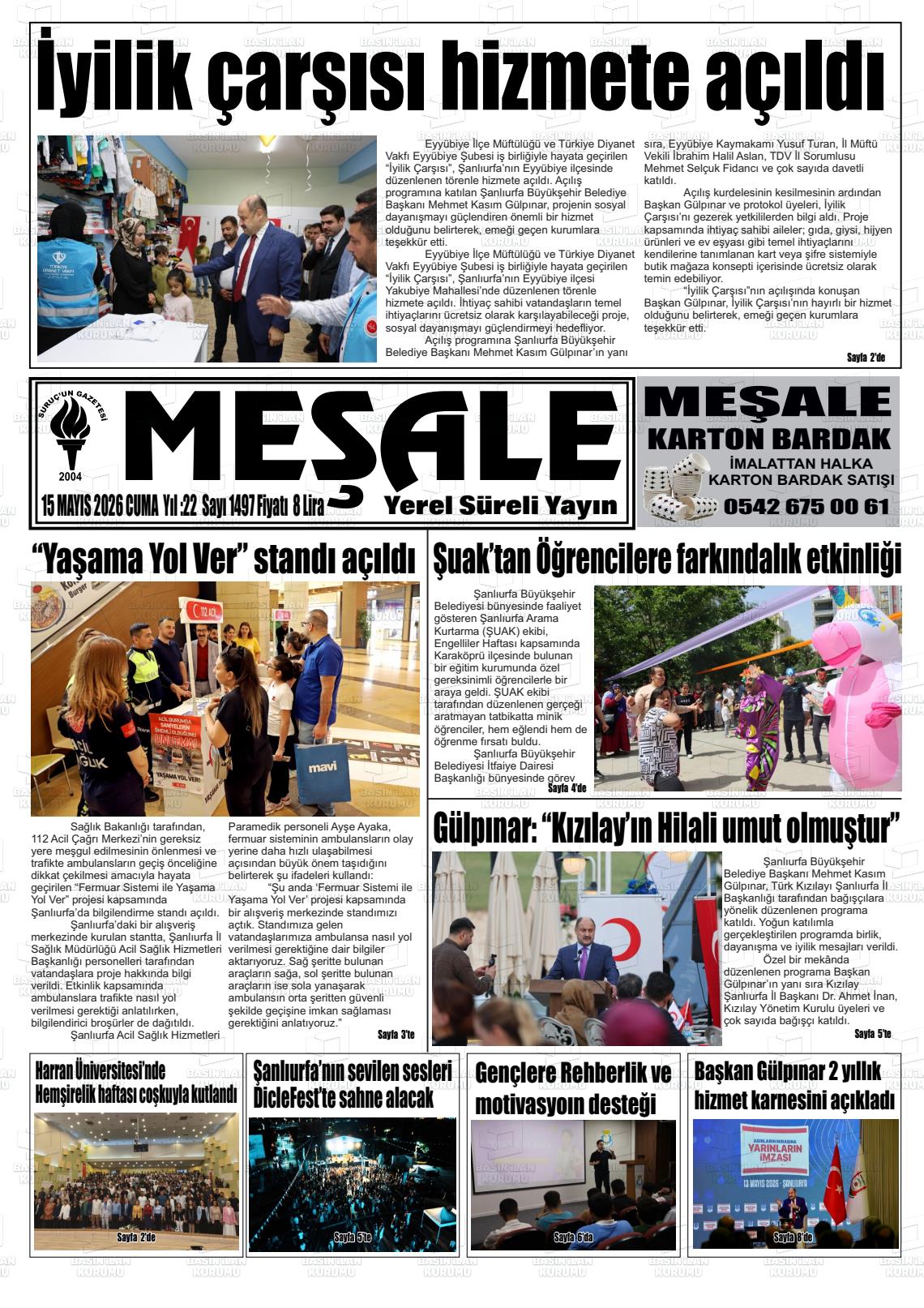 Sanliurfa Mesale 15.05.2026