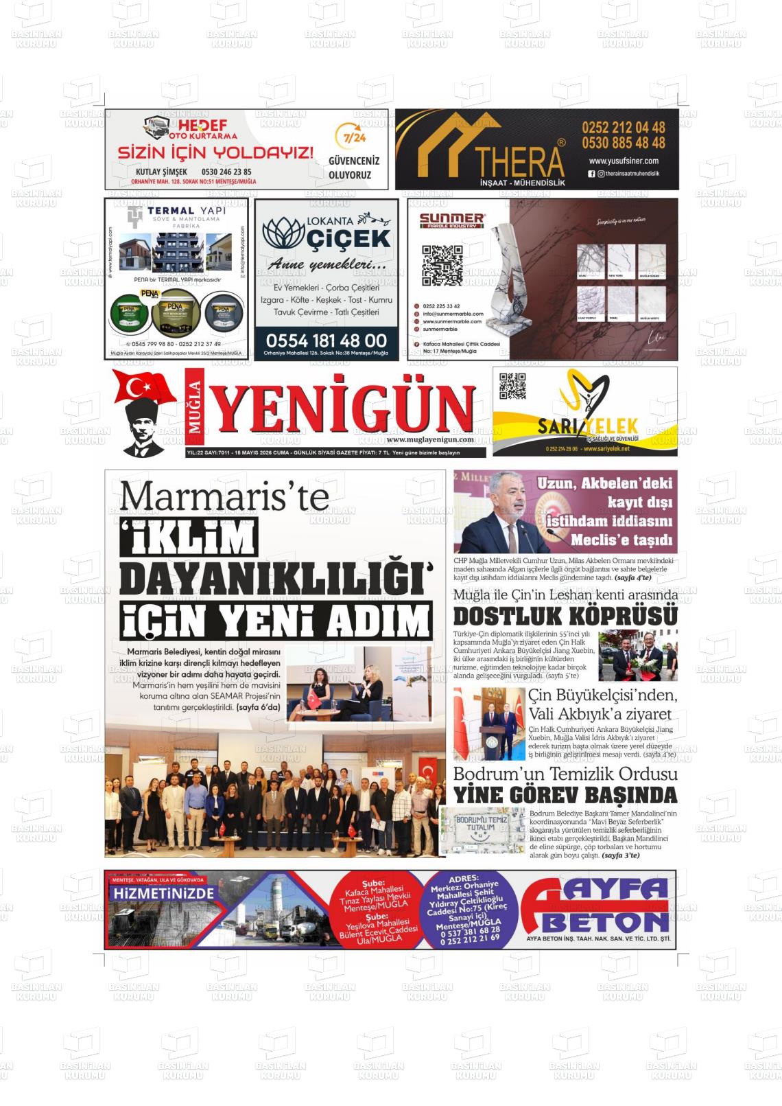 Mugla Yenigun 15.05.2026