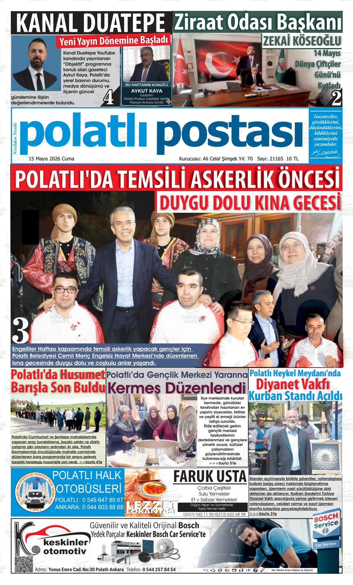 Ankara Polatlipostasi 15.05.2026