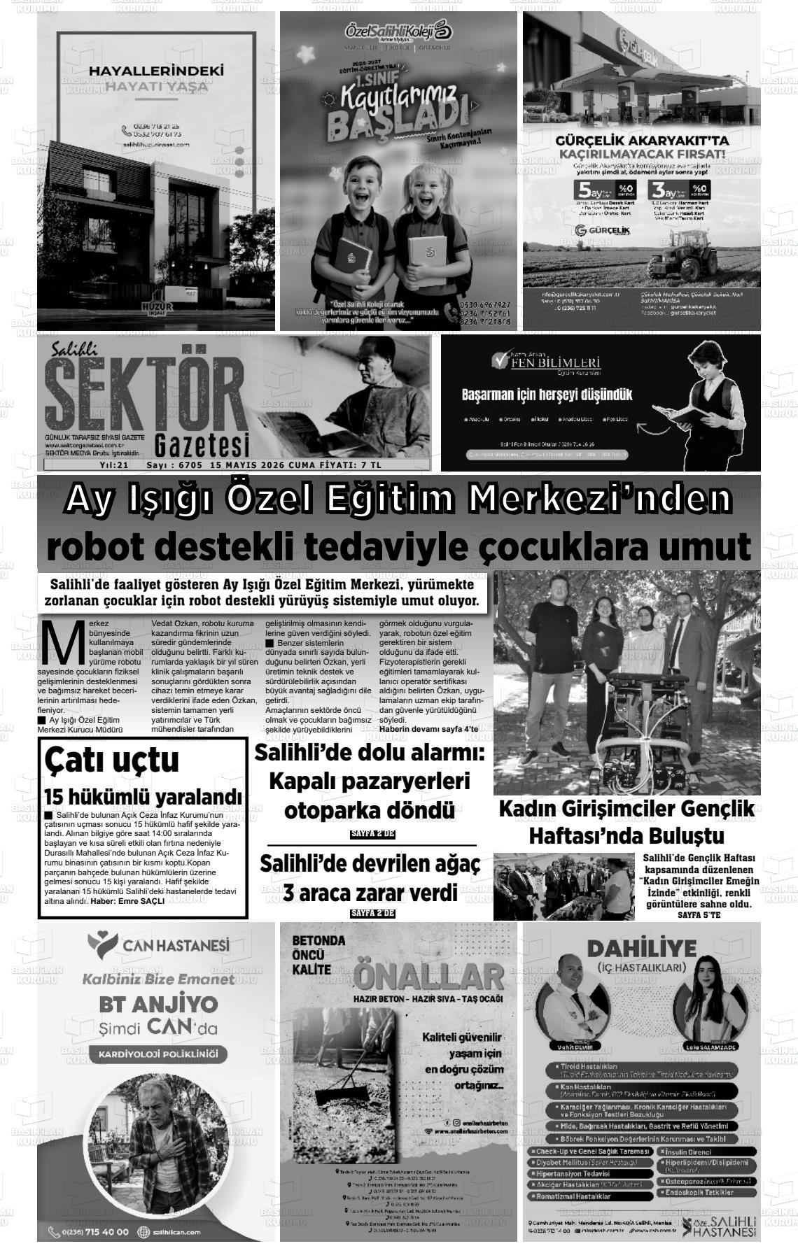 Manisa Salihlisektor 15.05.2026