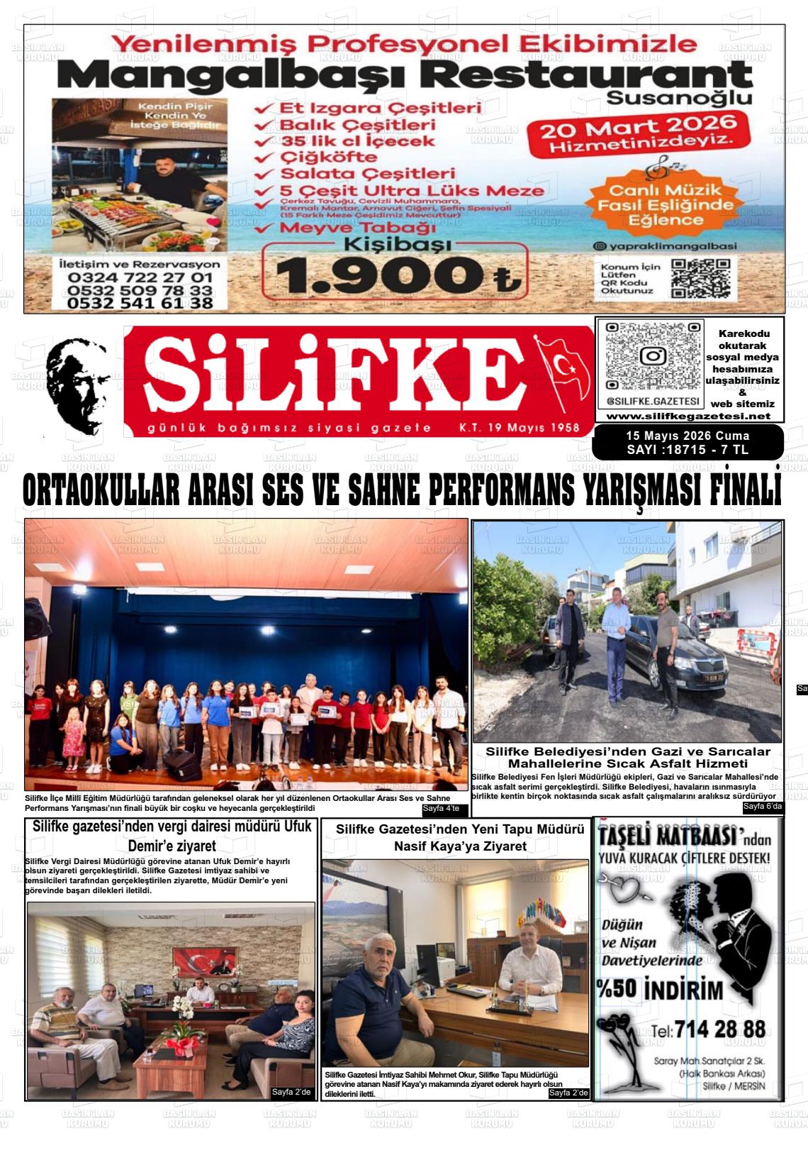 Mersin Silifke 15.05.2026