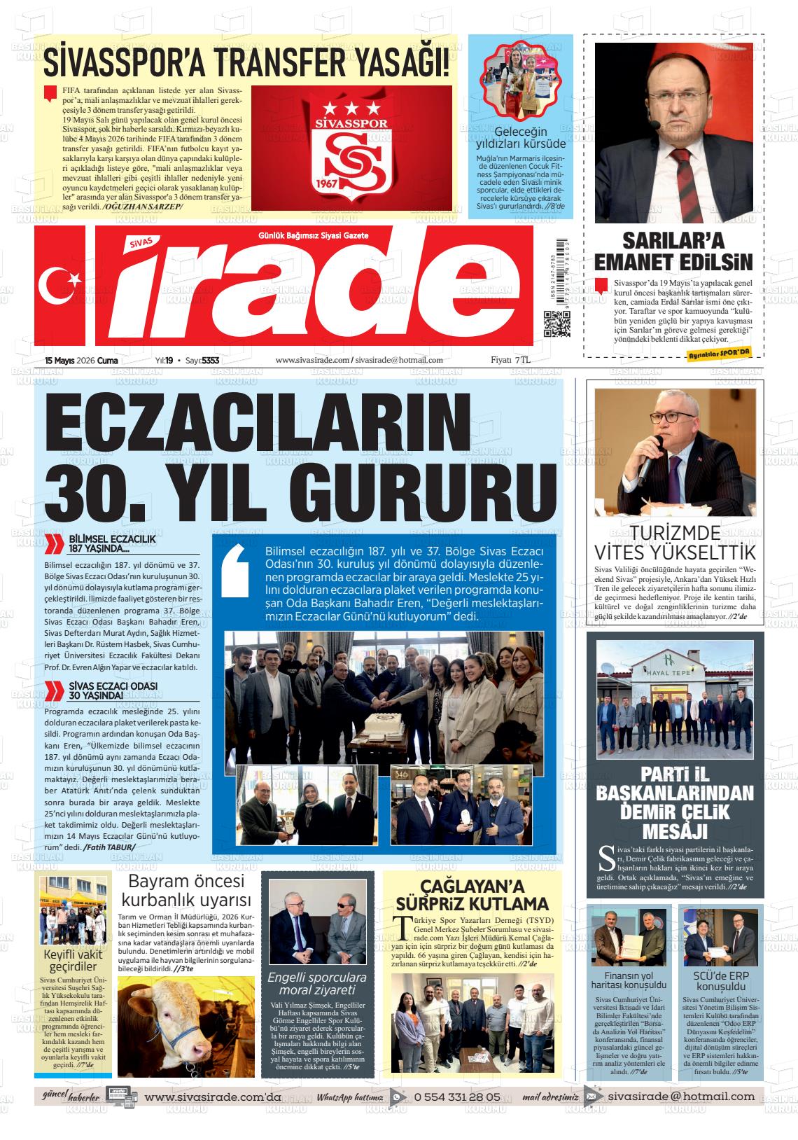 Sivas Irade 15.05.2026