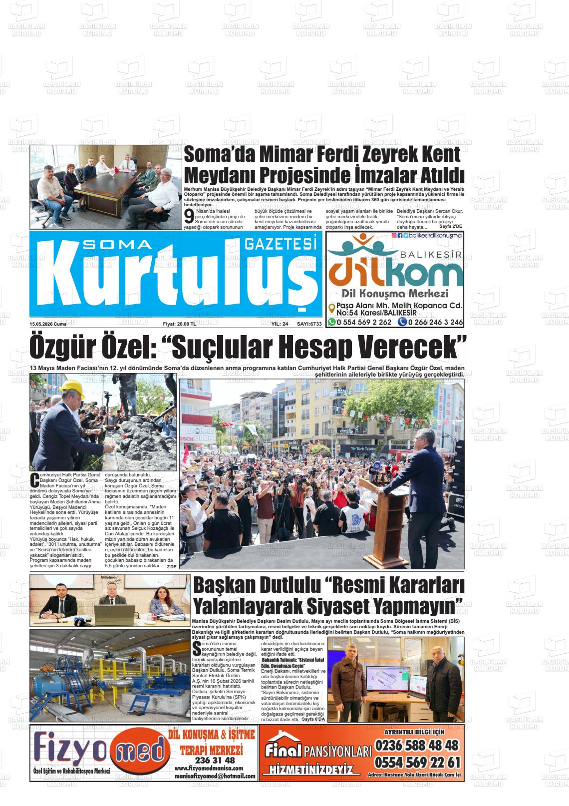Manisa Somagundem 15.05.2026