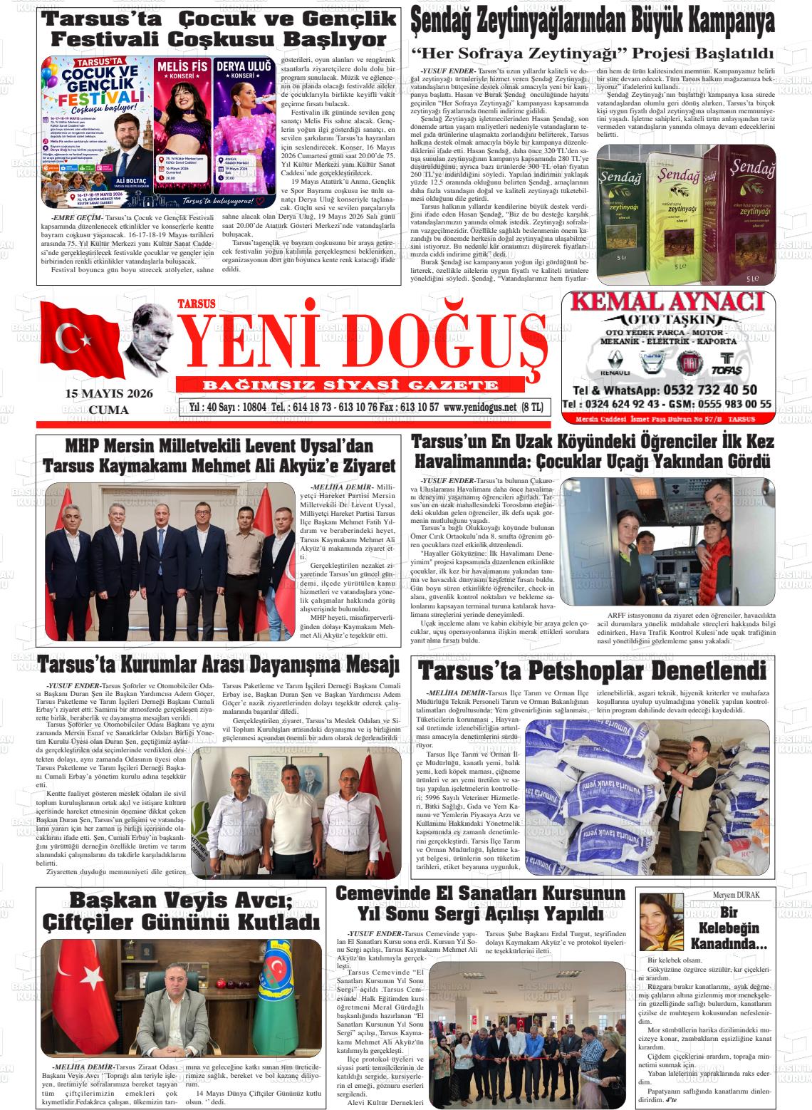 Mersin Tarsusyenidogus 15.05.2026