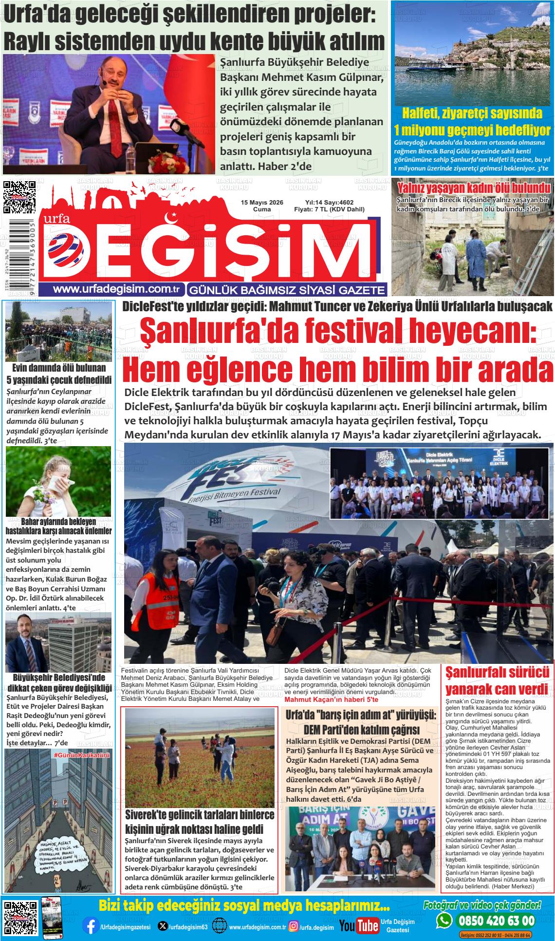 Sanliurfa Urfastar 15.05.2026