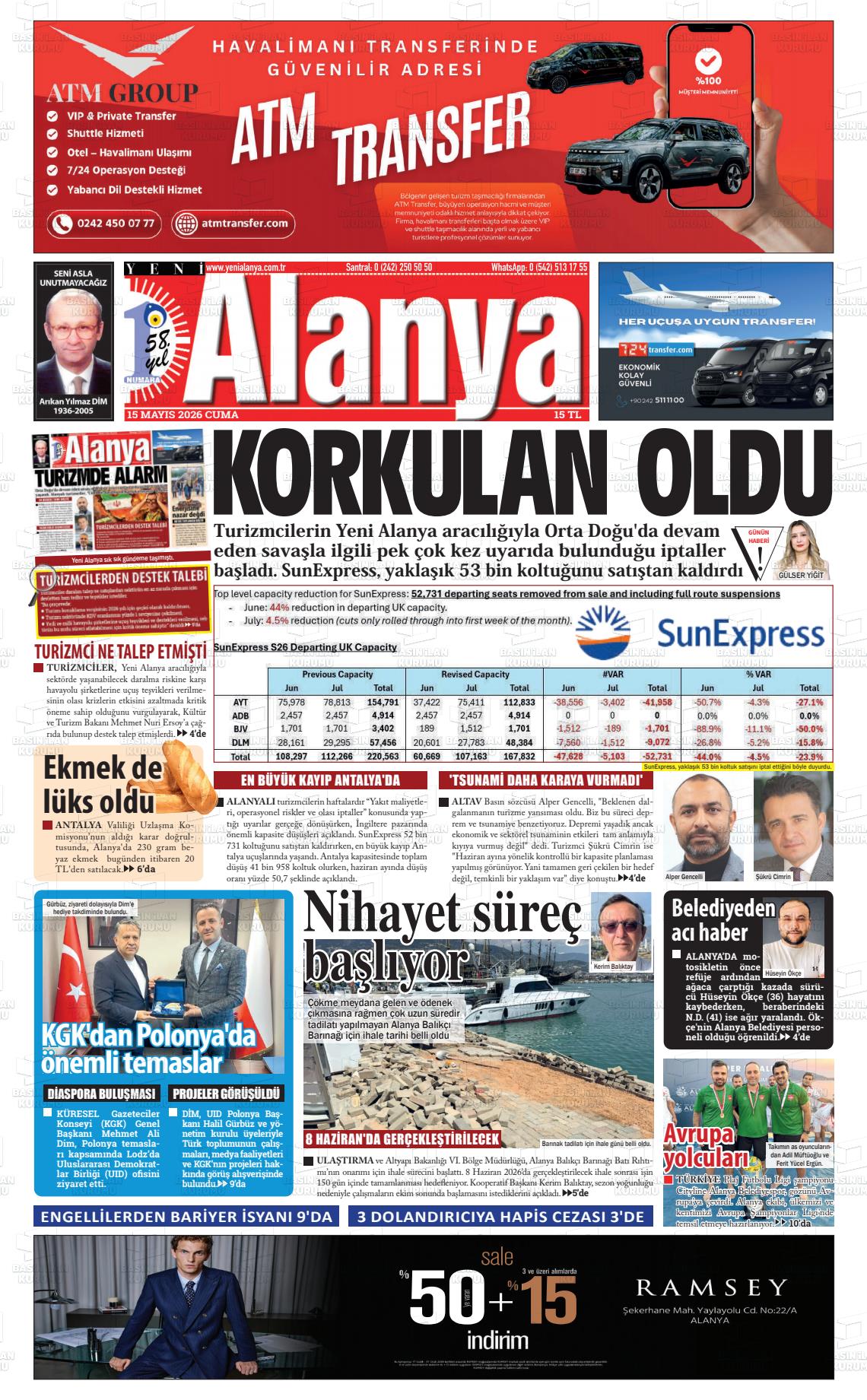 Antalya Yenialanya 15.05.2026
