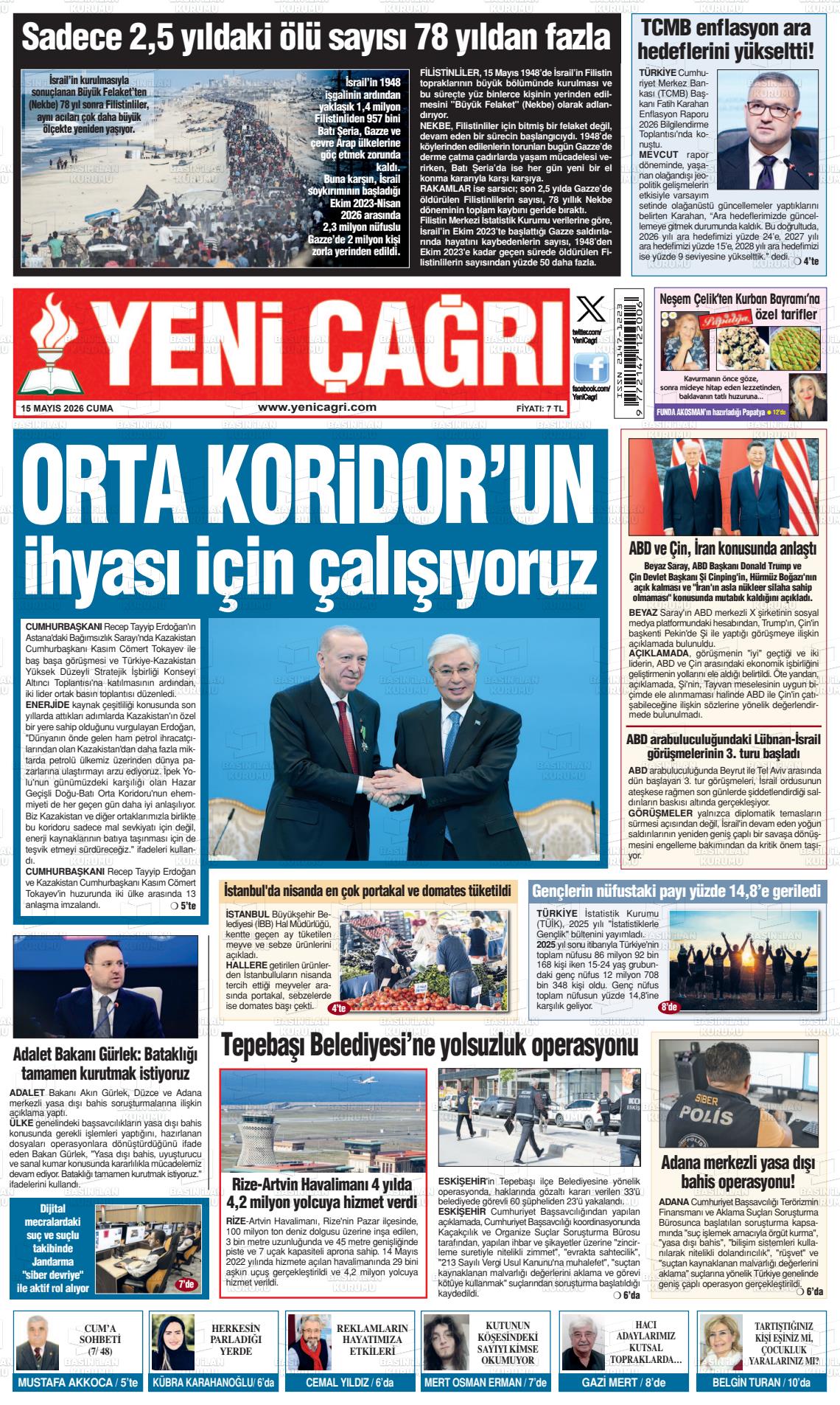 Istanbul Yenicagri 15.05.2026