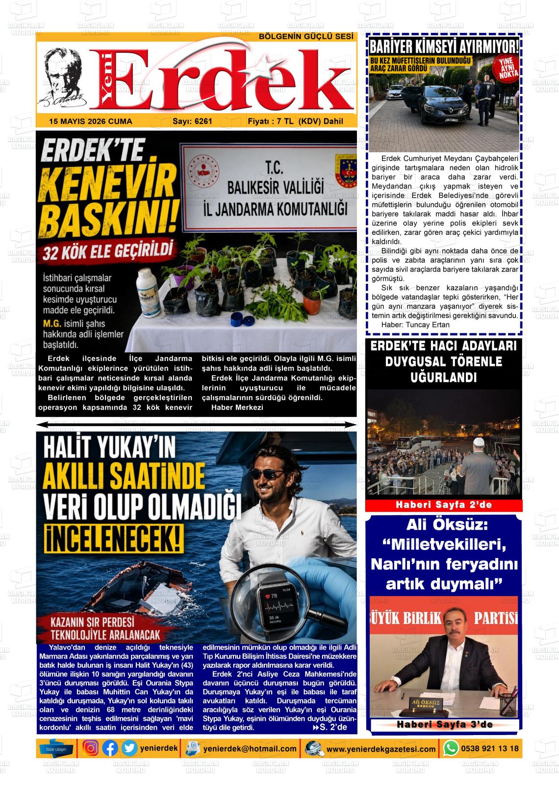 Balikesir Yenierdek 15.05.2026