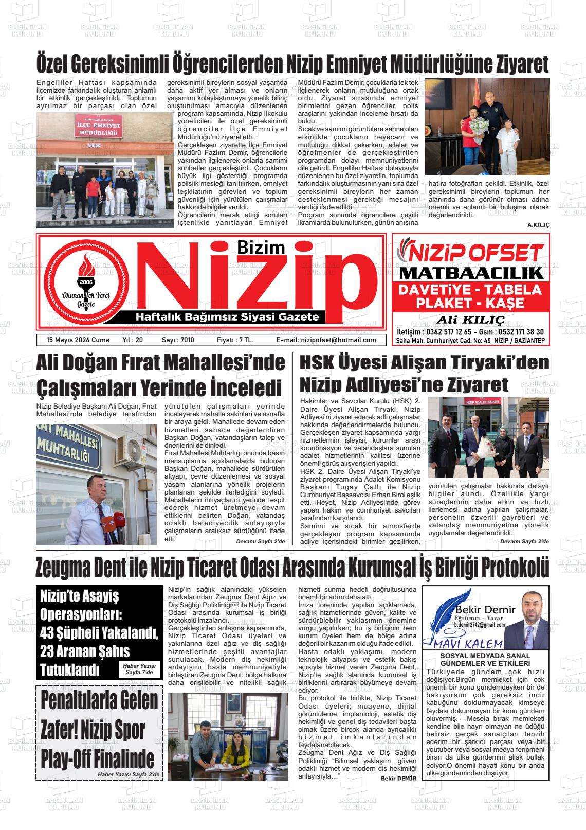 Gaziantep Yesilnizip 15.05.2026